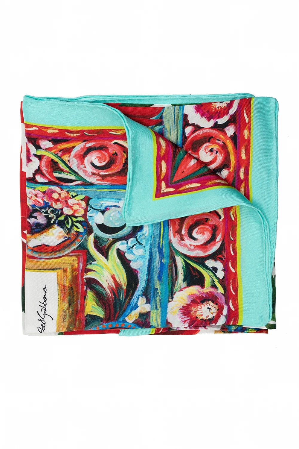 Floral print scarf