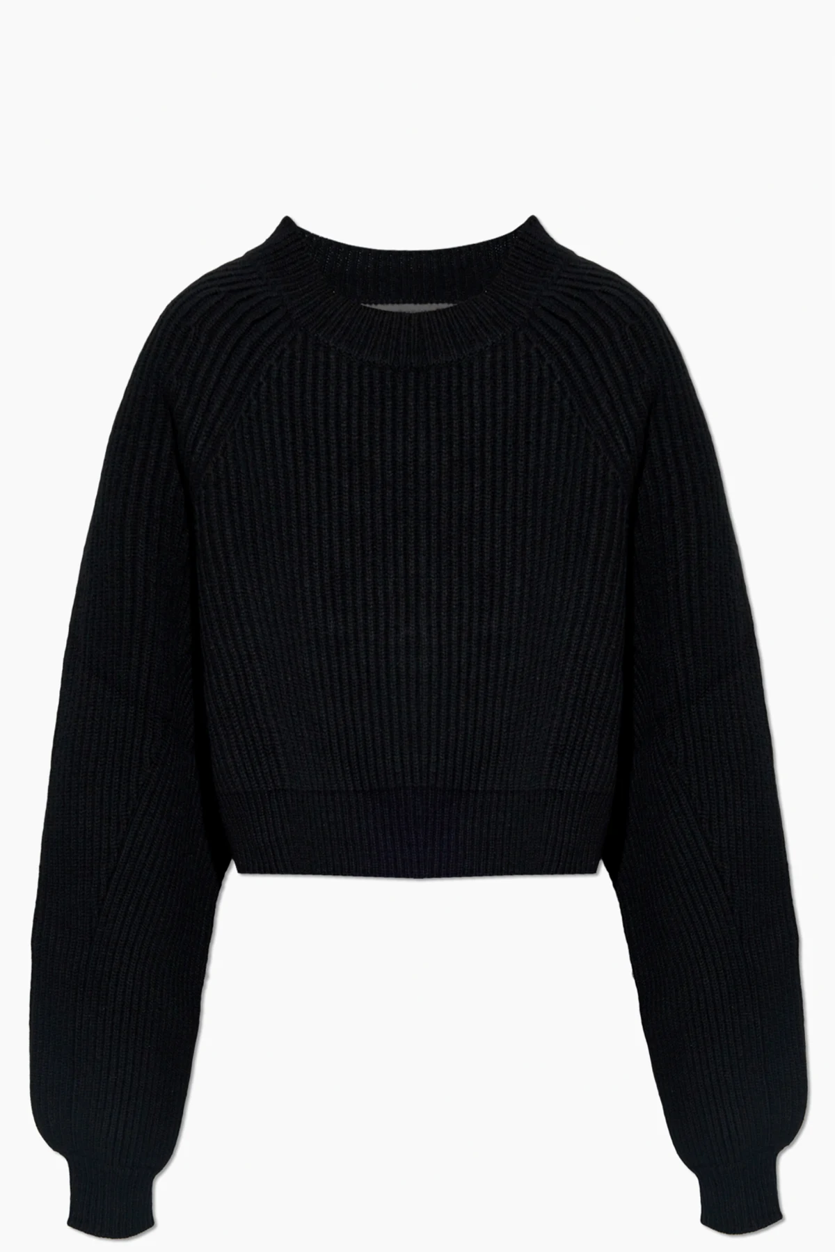 BLACK Backless sweater