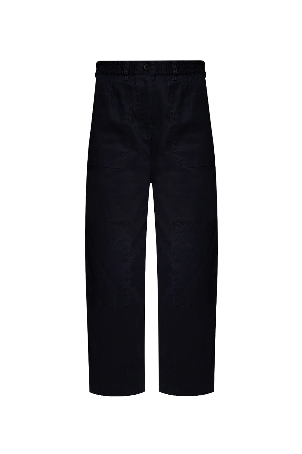 Trousers with stitching details