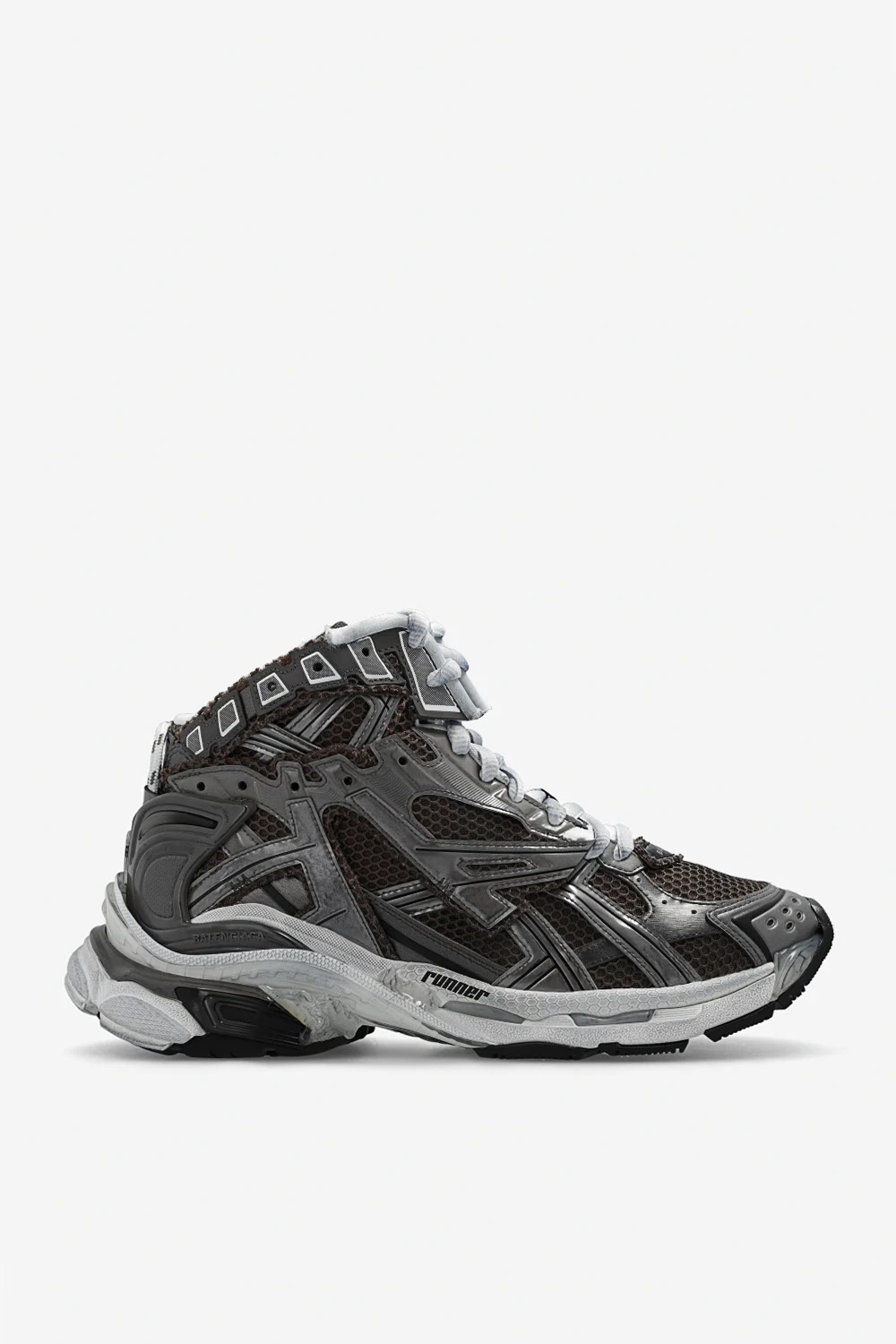 ‘Runner’ high-top sneakers