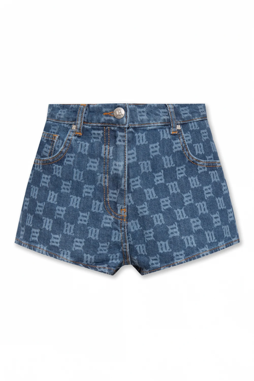 Jeansowe szorty z monogramem