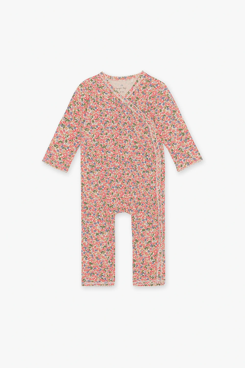 Babygrow with floral motif