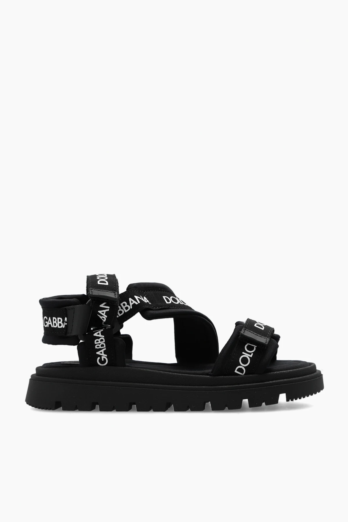 Sandals with logo