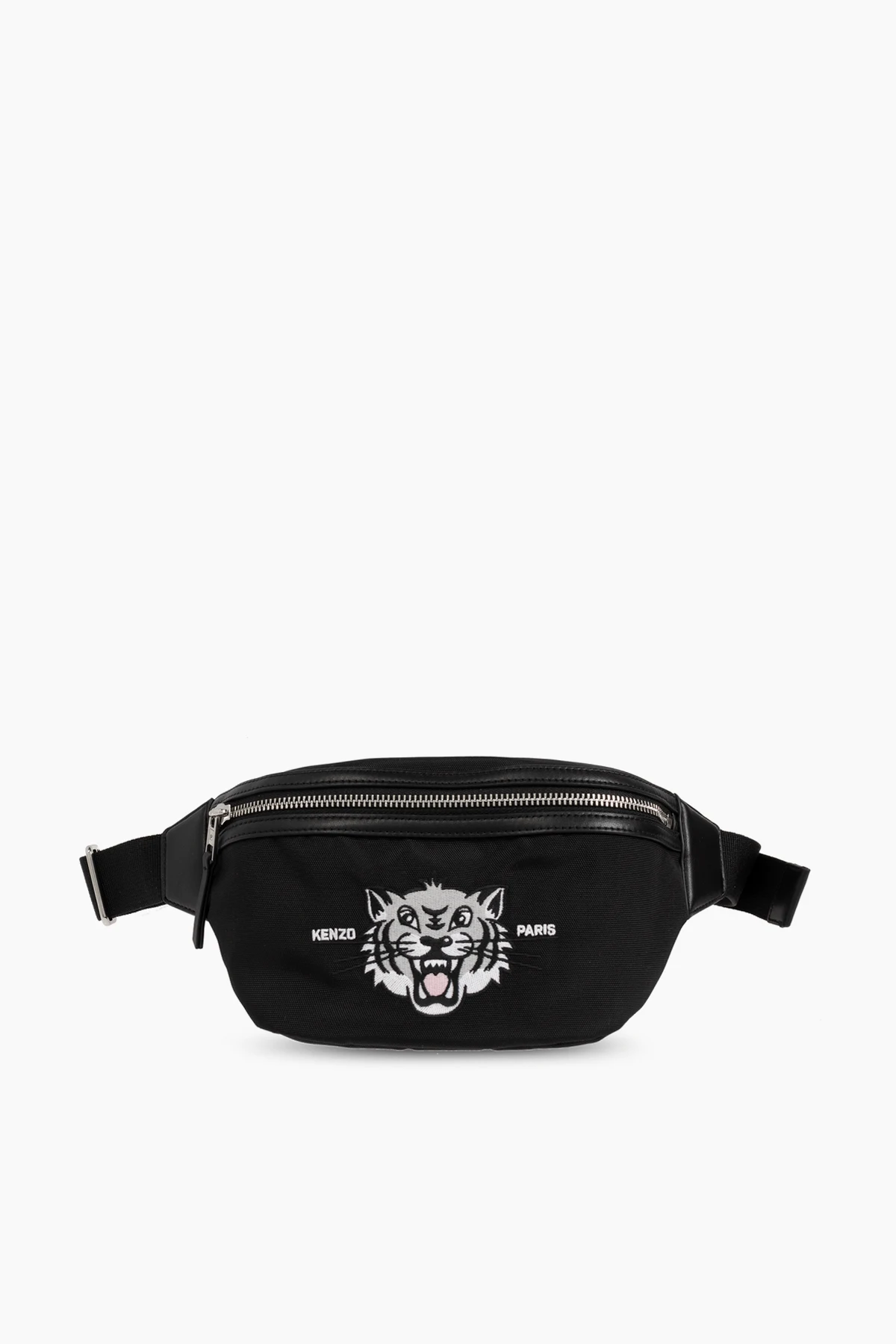 Fanny pack with tiger head motif