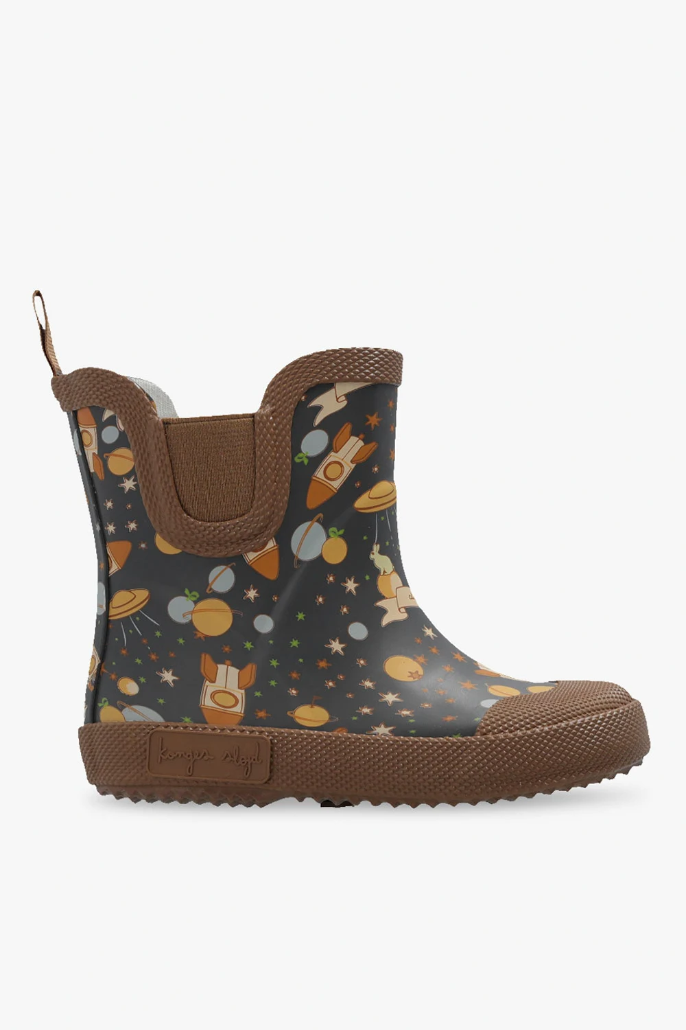 ‘Welly’ patterned rain boots