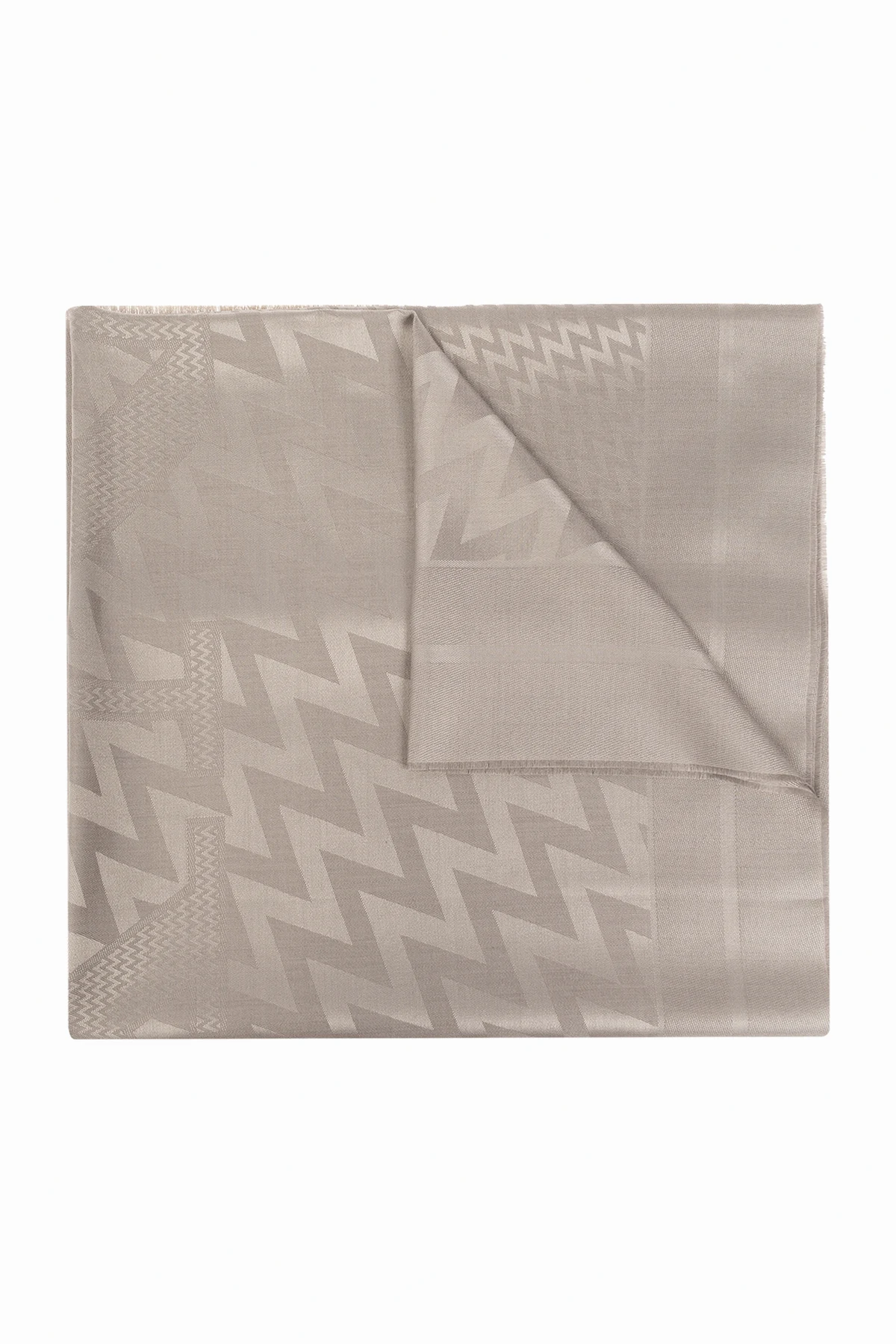 Szal z surowym wykończeniem