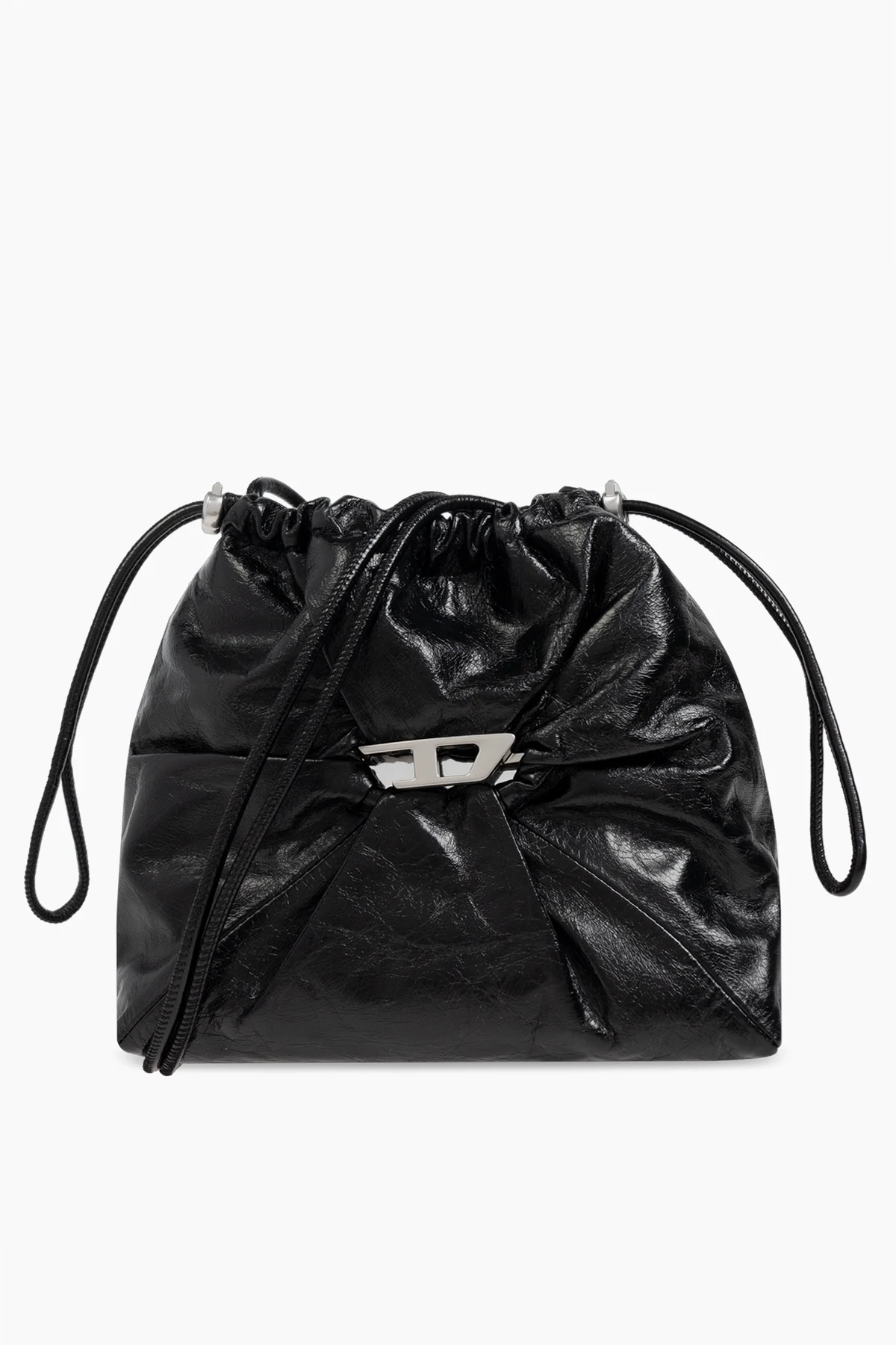 CZARNY Torba na ramię `SCRUNCH-D`