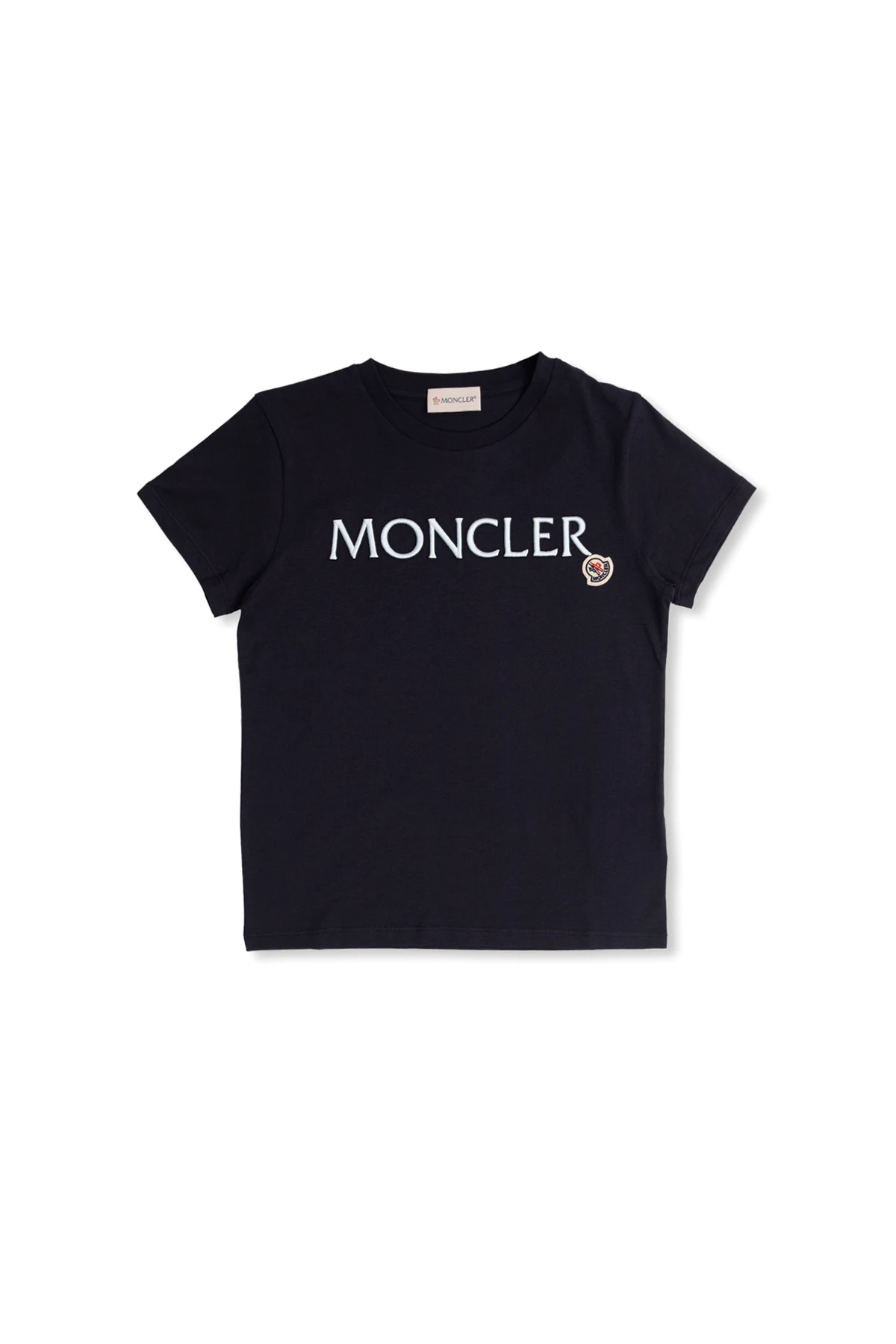 T-shirt z naszywką z logo