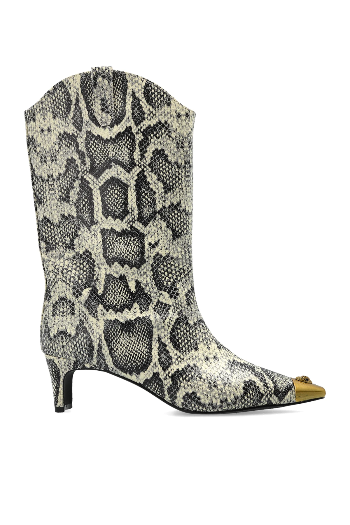 cream Heeled boots Regent