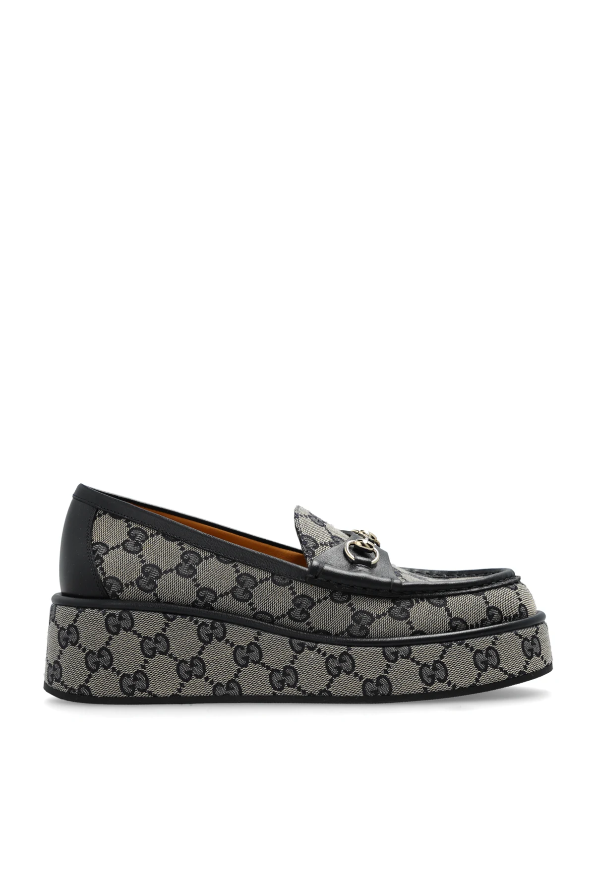 Buty `Horsebit` na koturnie