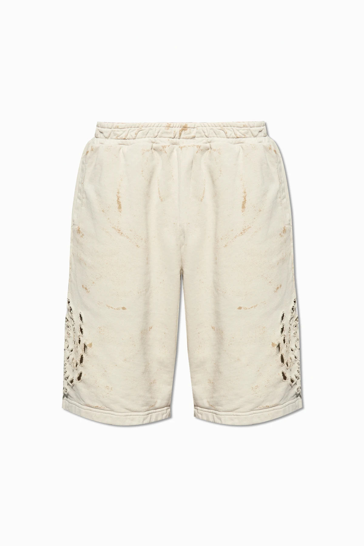 Shorts with cut-outs