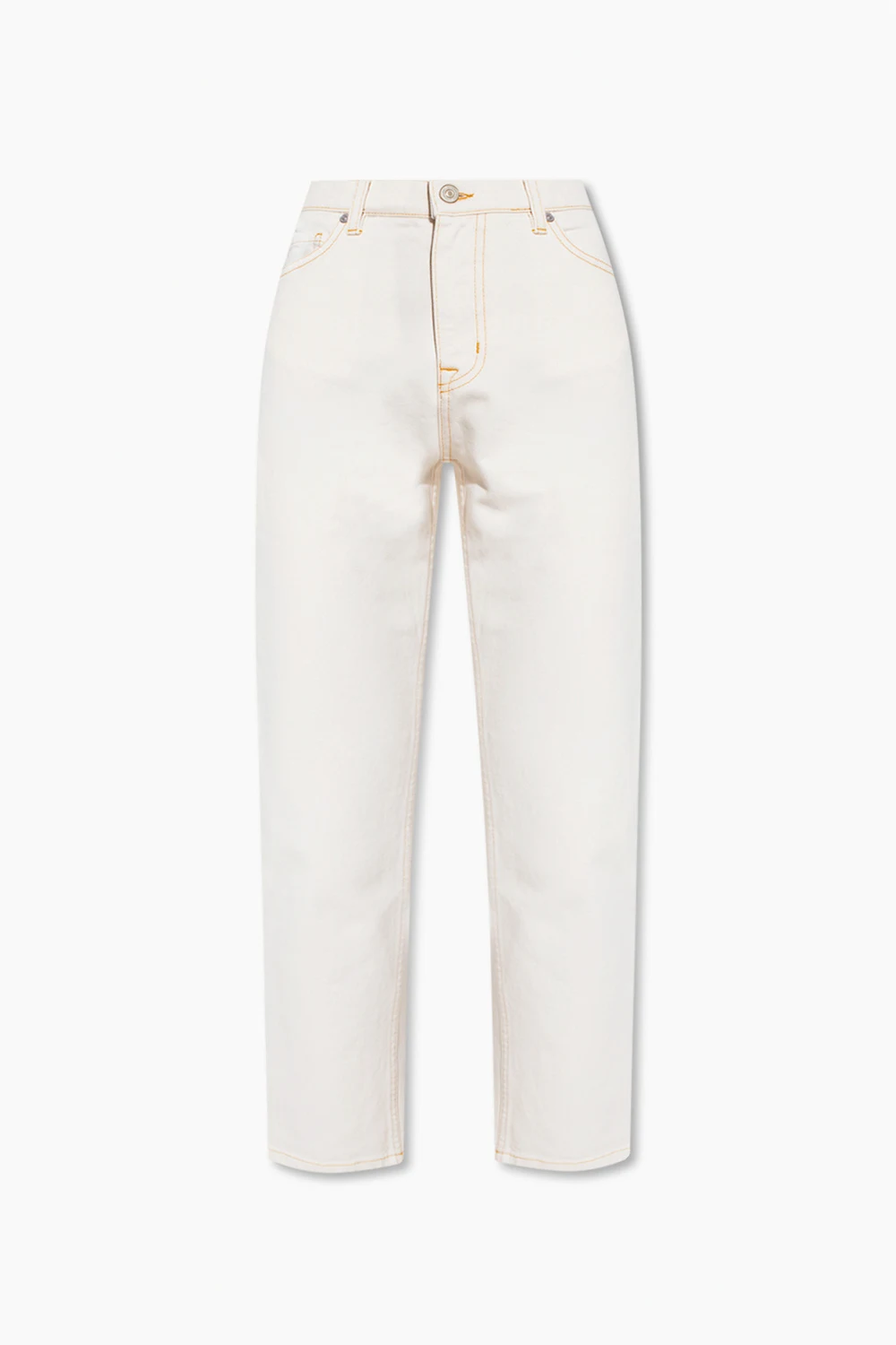 Jeansy ze zwężanymi nogawkami