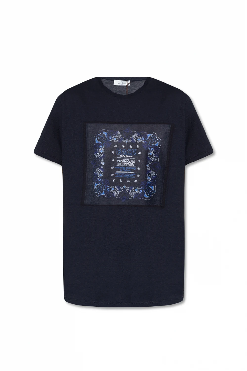 T-shirt z wyszytym wzorem