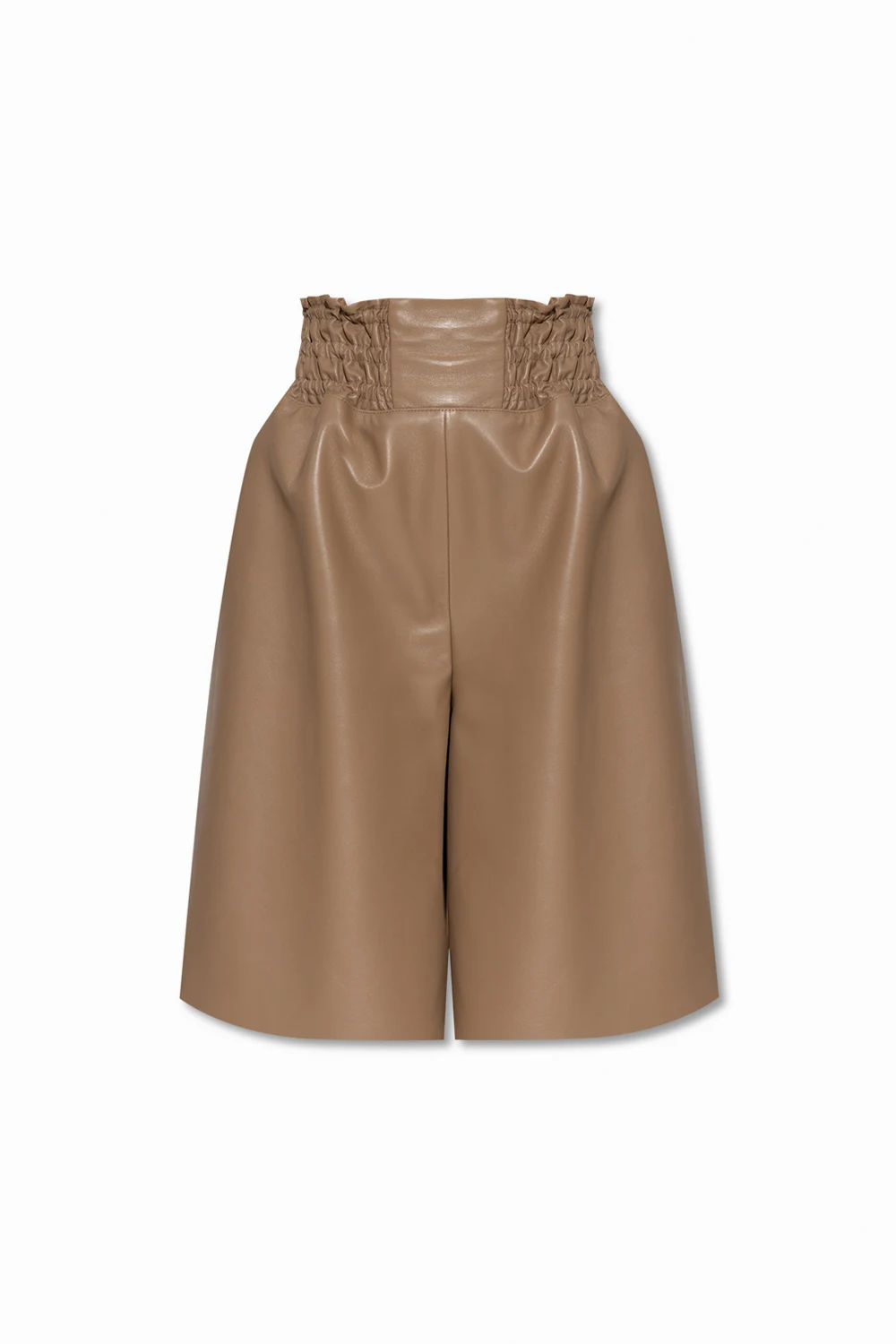‘Amiens’ leather shorts