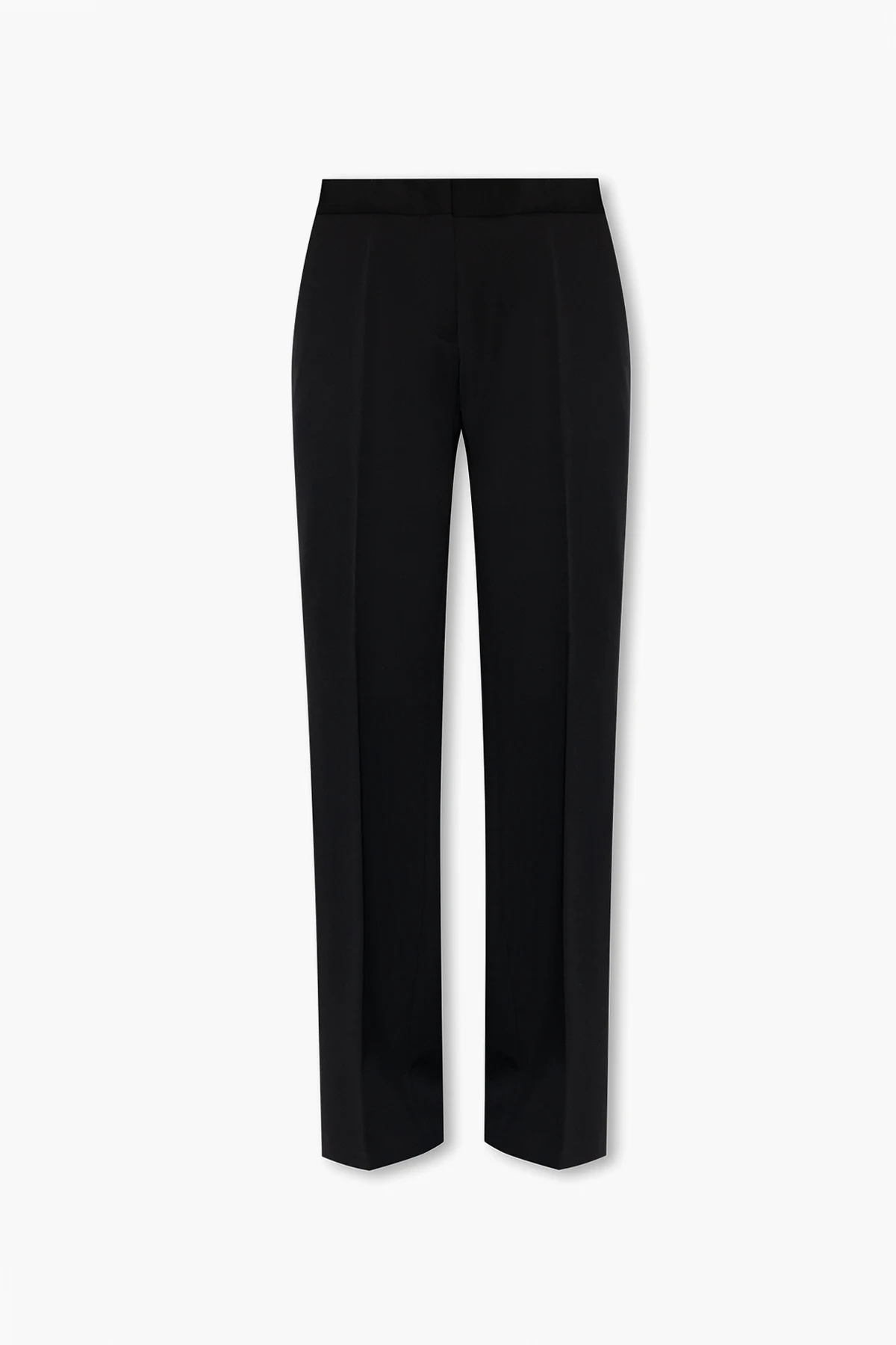 Wełniane spodnie w kant