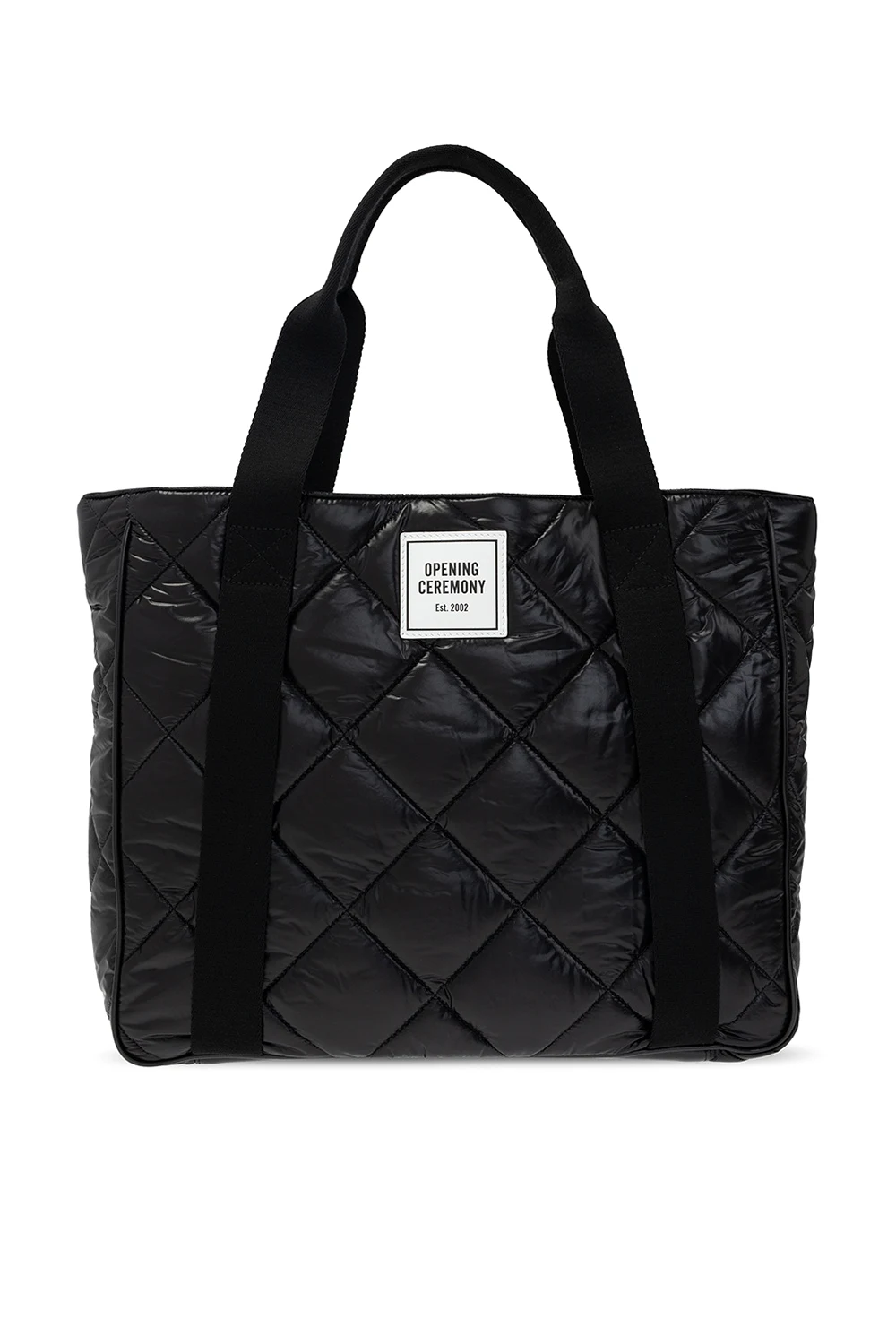 Quilted shopper bag