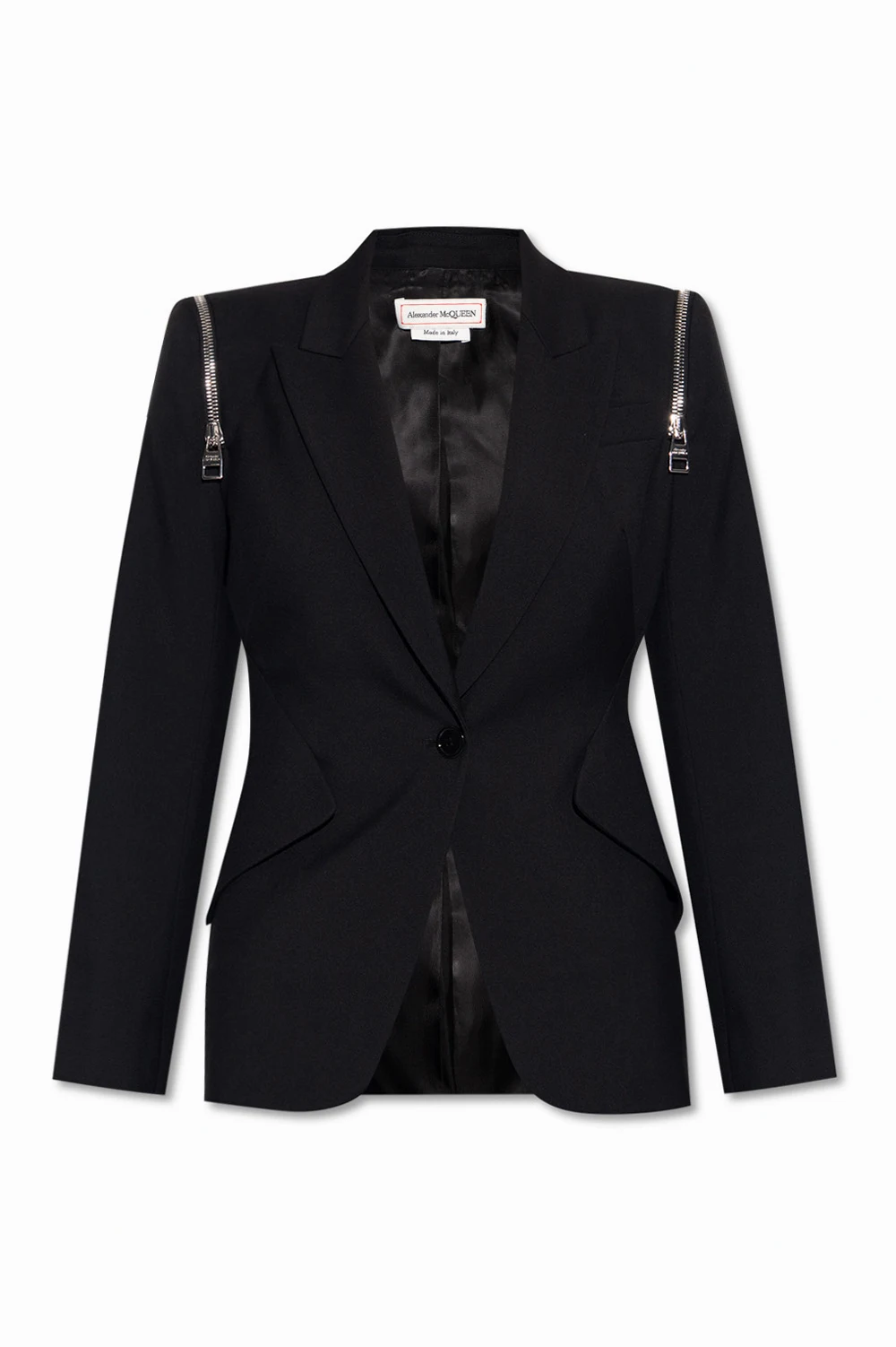 Blazer with zips