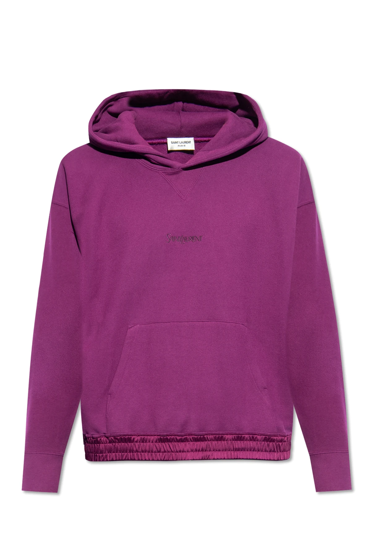 FIOLETOWY Bluza z kapturem