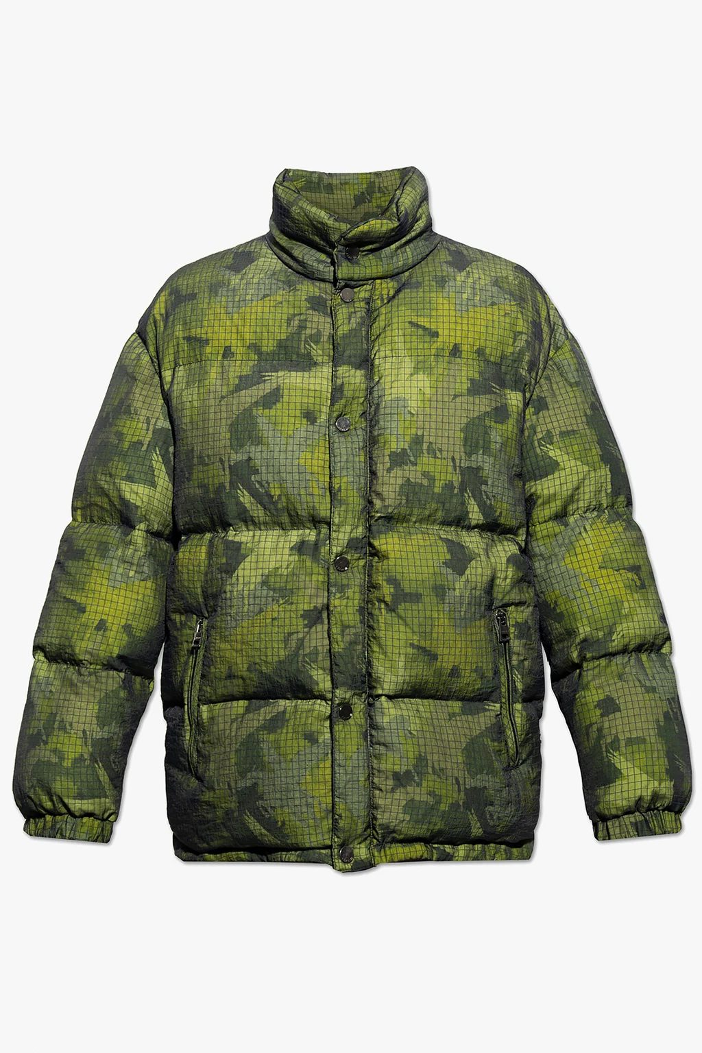 Wzorzysta kurtka puchowa