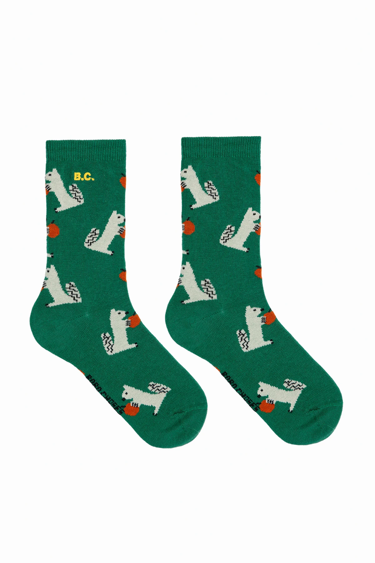 Socken mit Eichhörnchenmotiv