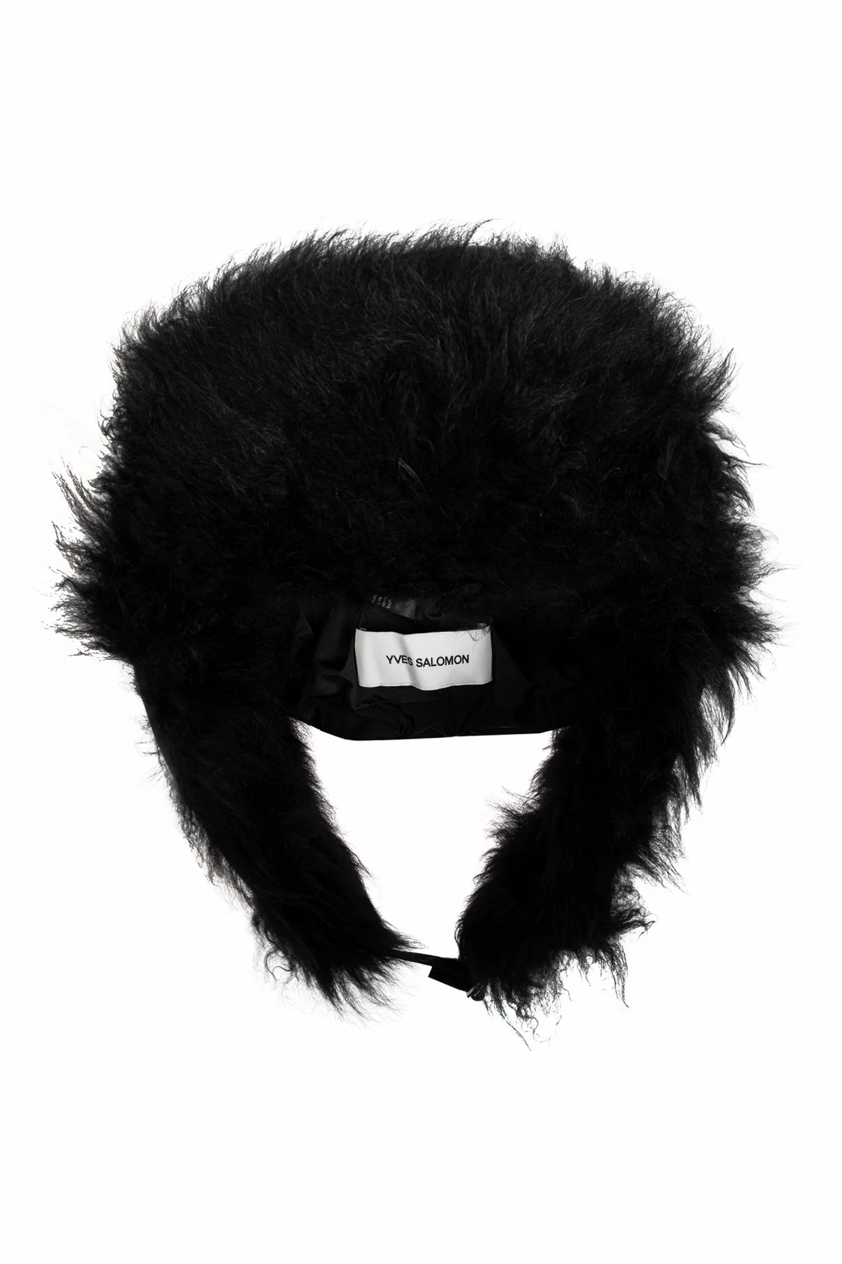Hat with fur trim