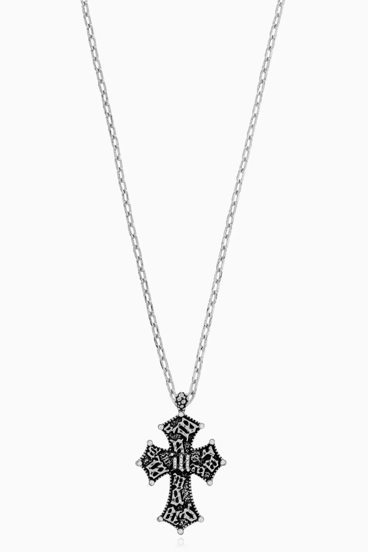 SILVER Necklace with cross pendant