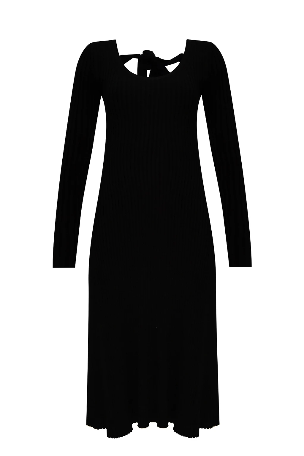 Dress with long sleeves