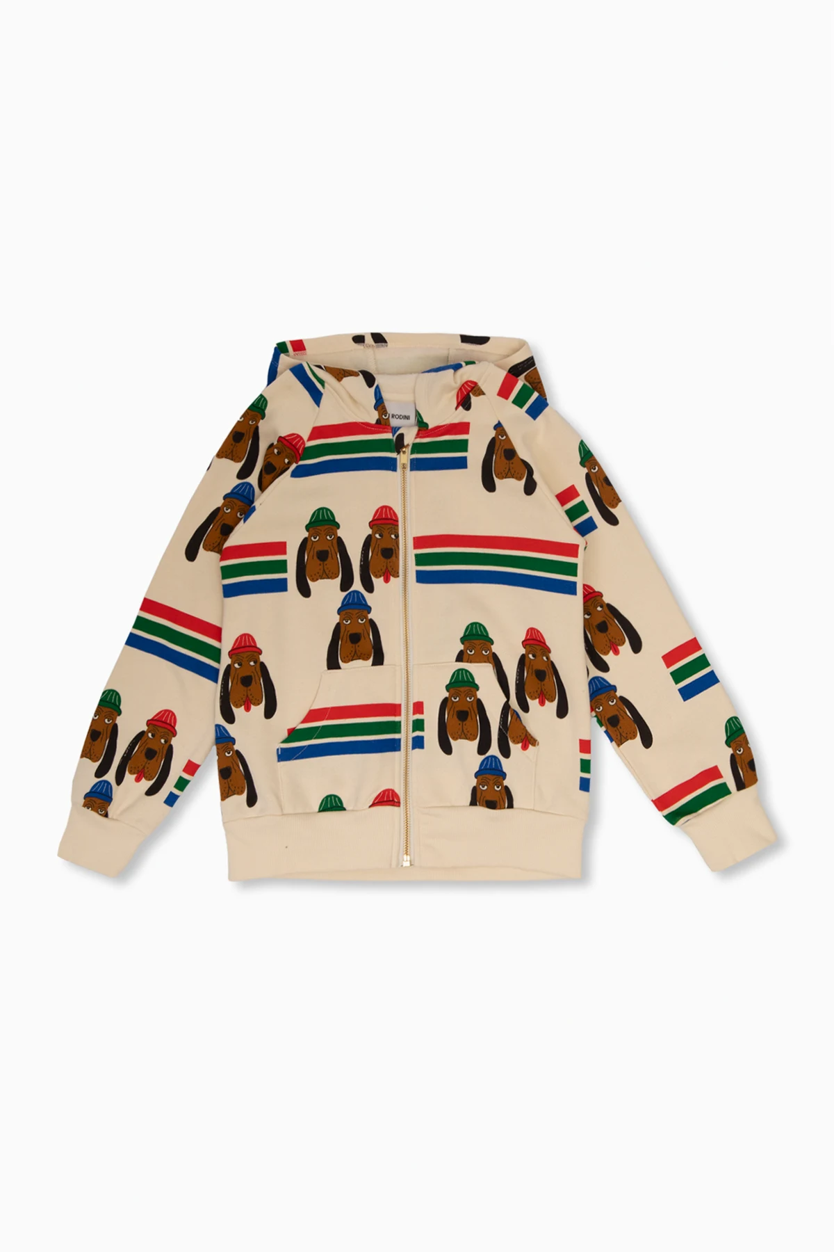 Wzorzysta bluza z kapturem