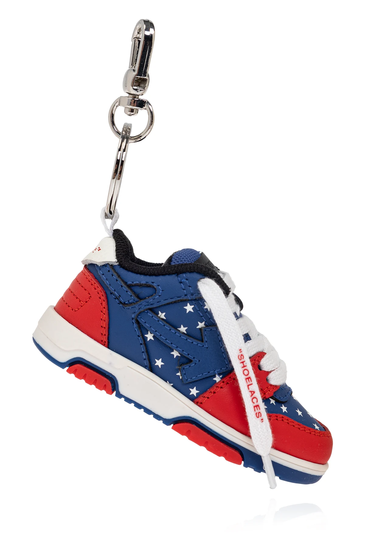 Keychain with a shoe-shaped charm