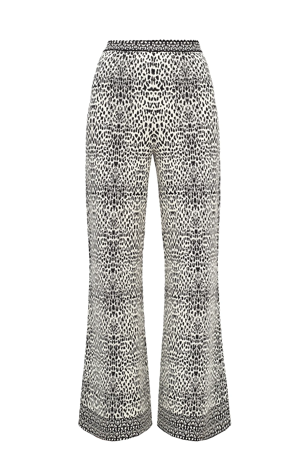 Spodnie z szerokimi nogawkami