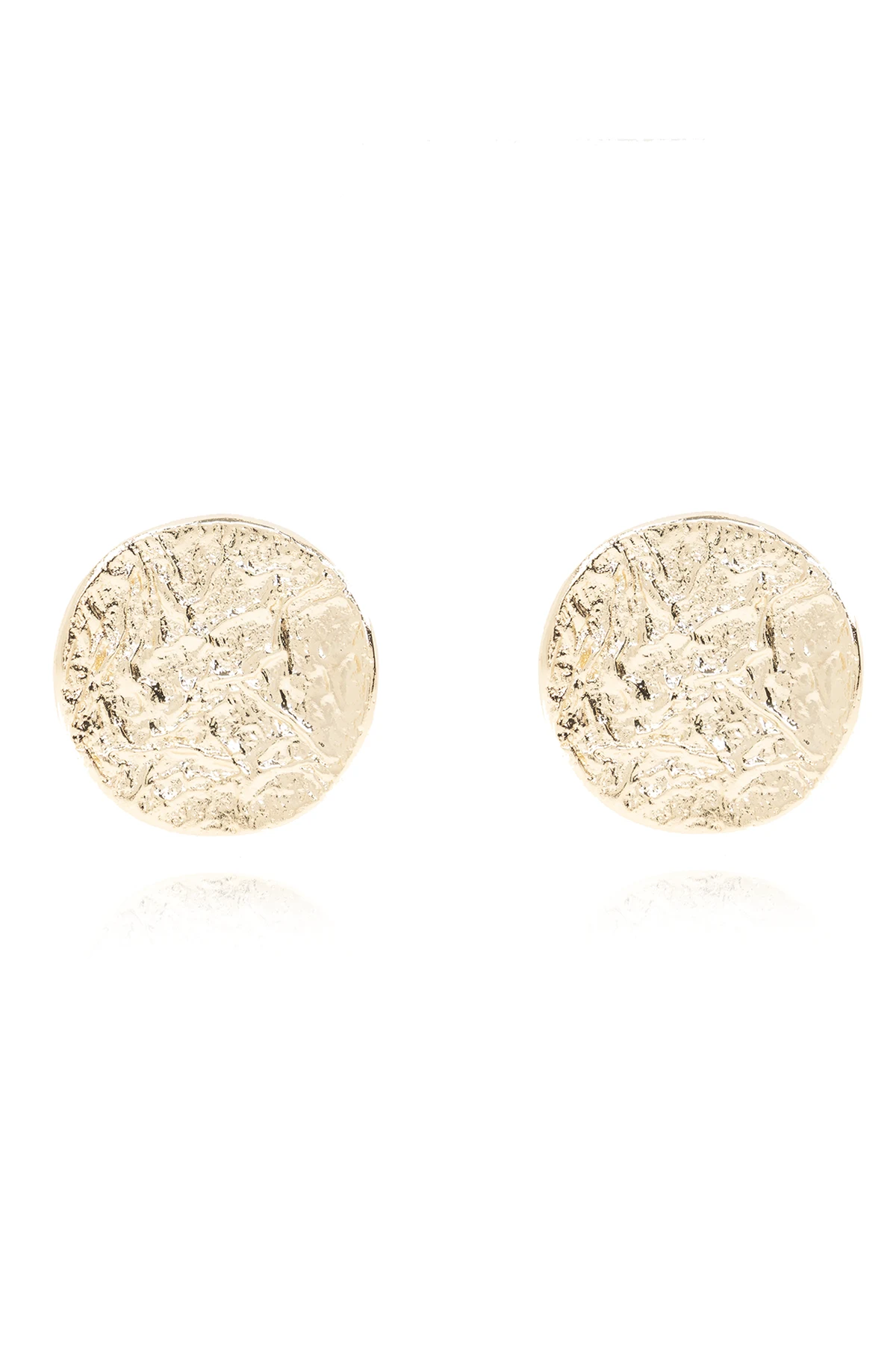 ‘Penelope’ brass clip-on earrings