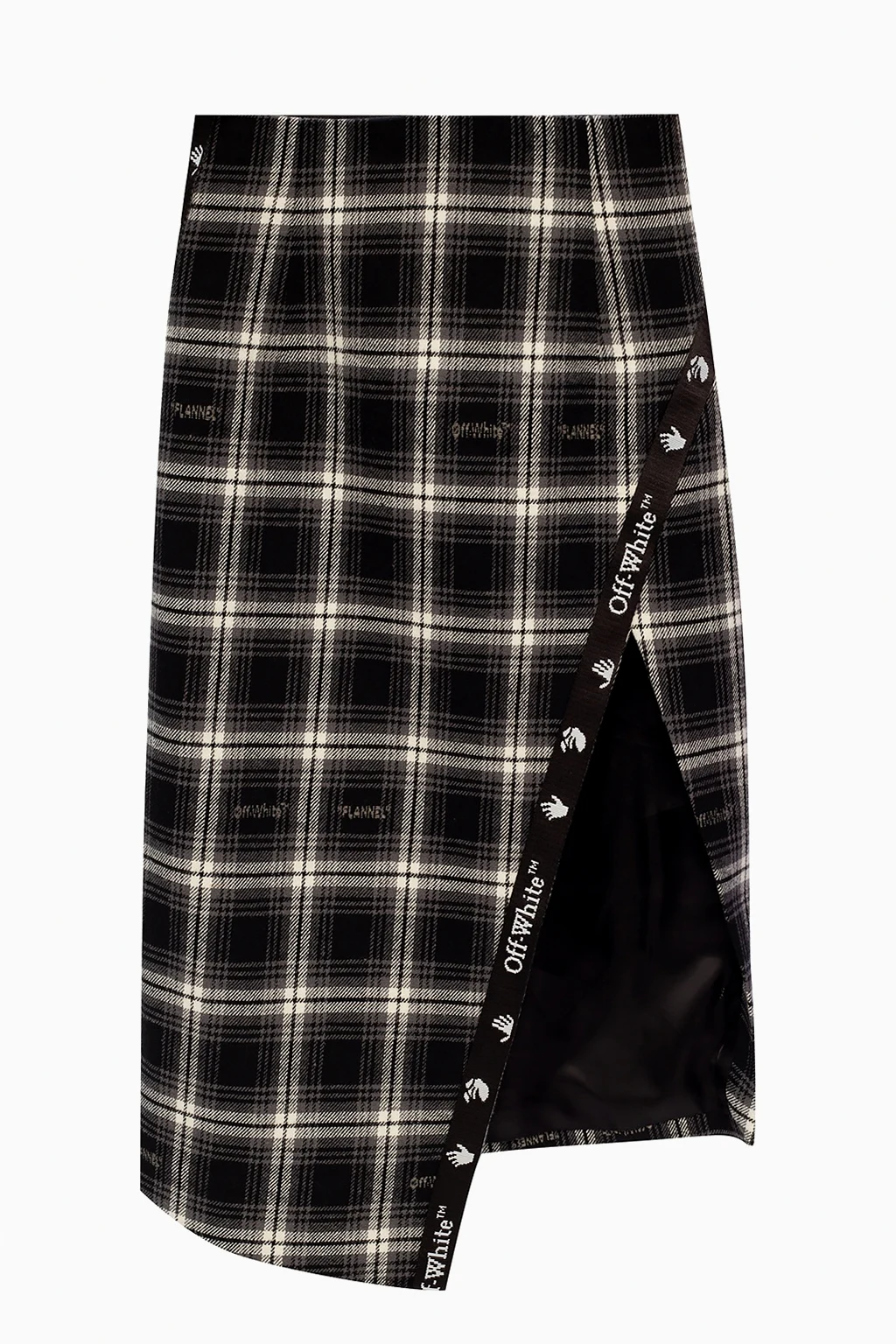 Spódnica ze wzorem w kratę