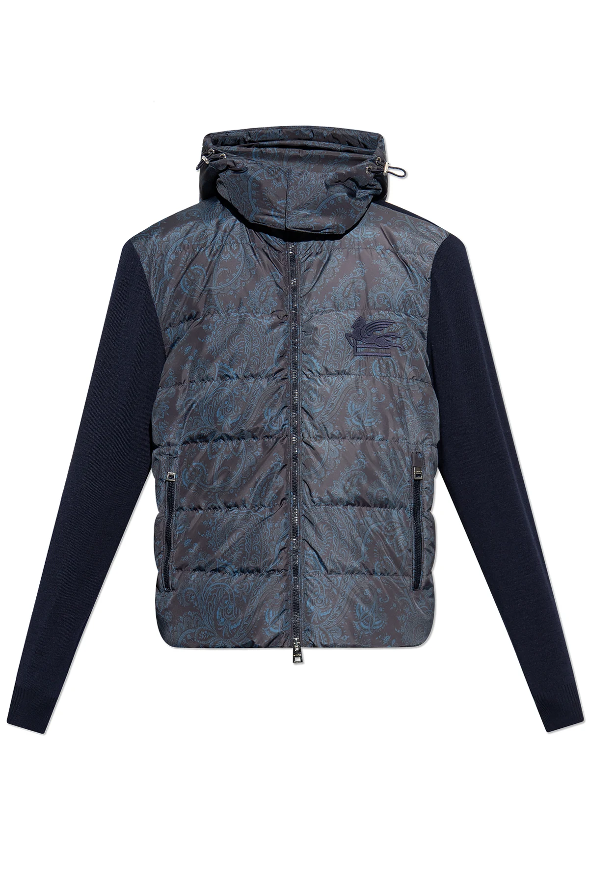 Kardigan z puchowym przodem