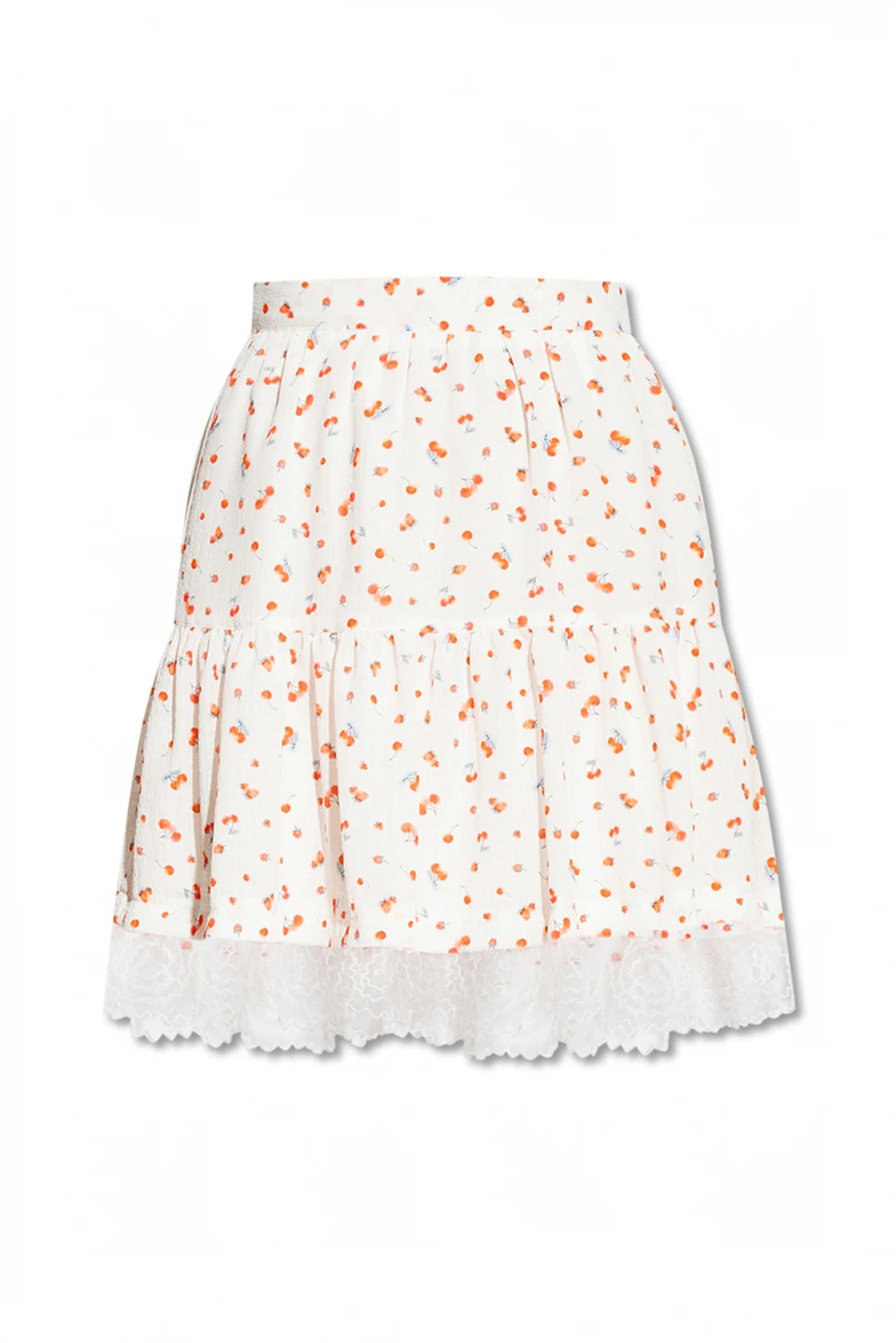 Skirt with fruit motif