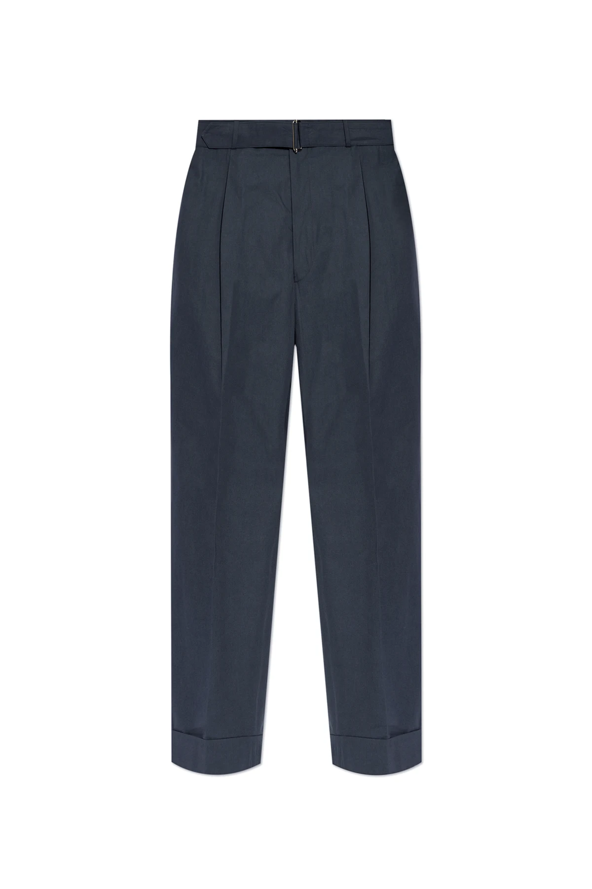 Bawełniane spodnie w kant