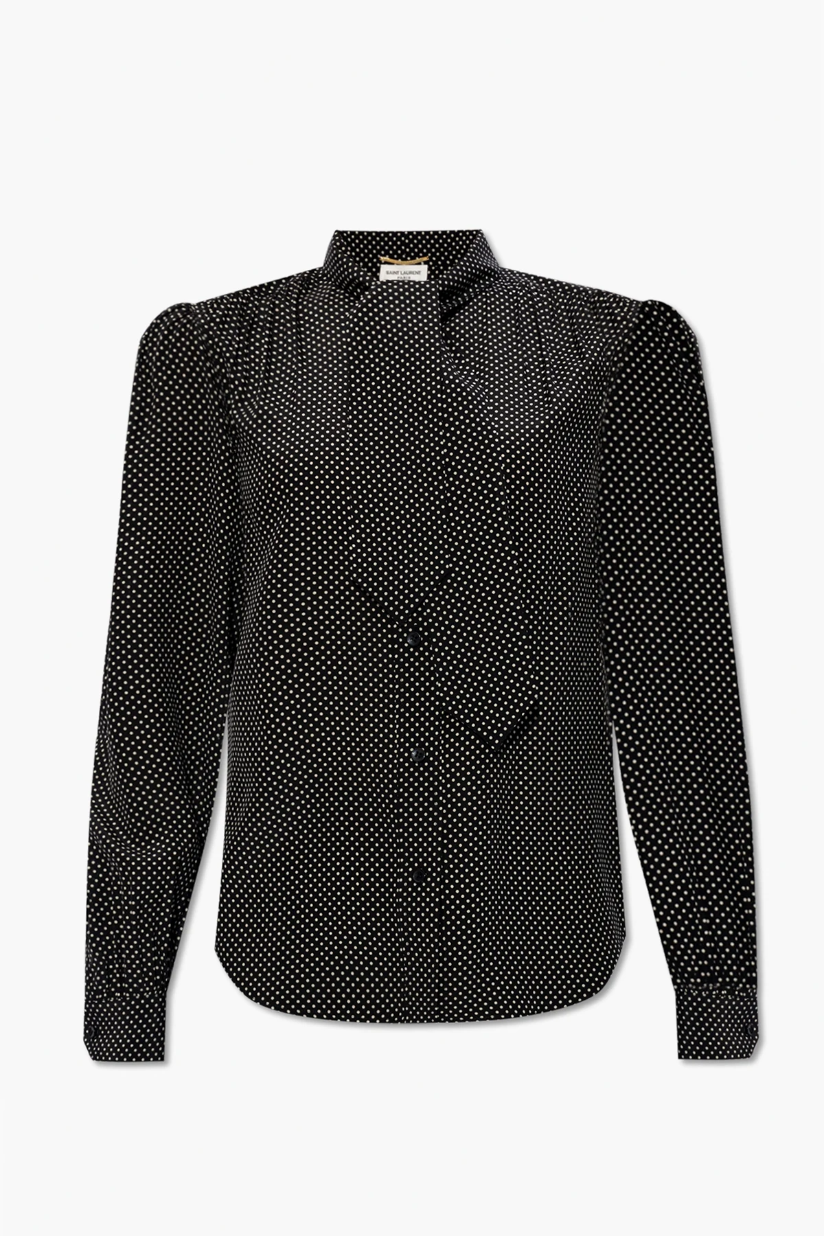 Shirt with dotted pattern