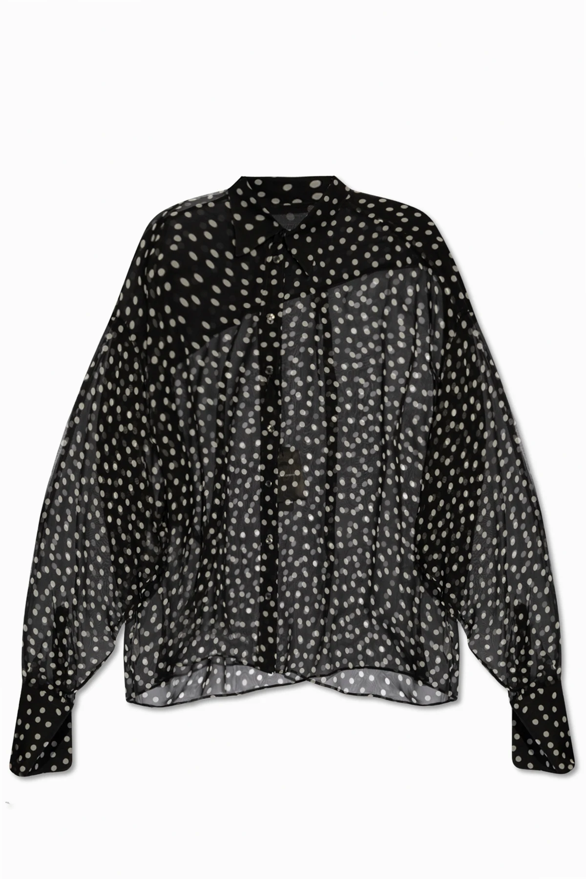 Shirt with dotted pattern
