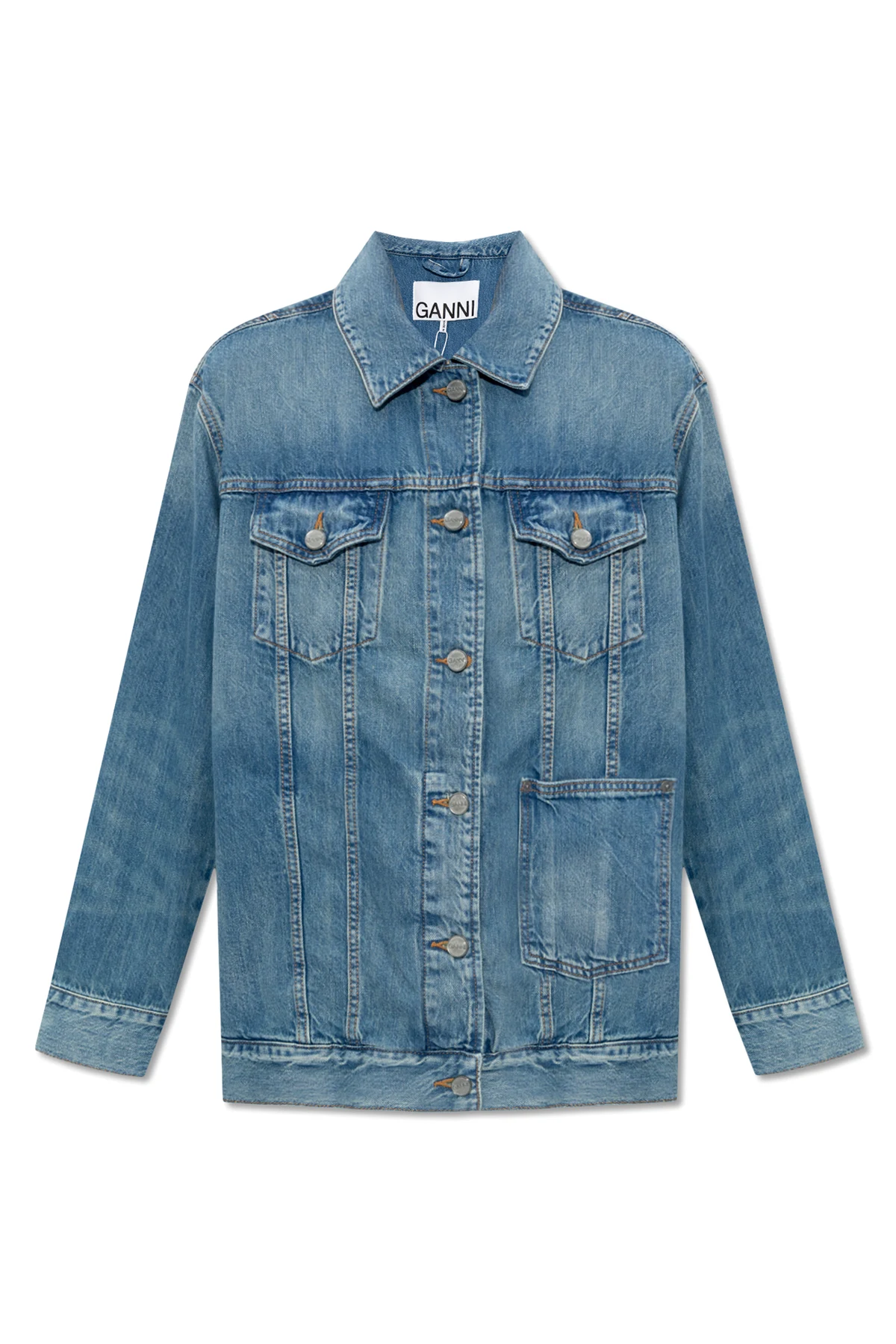 Jeansowa kurtka typu ‘oversize’