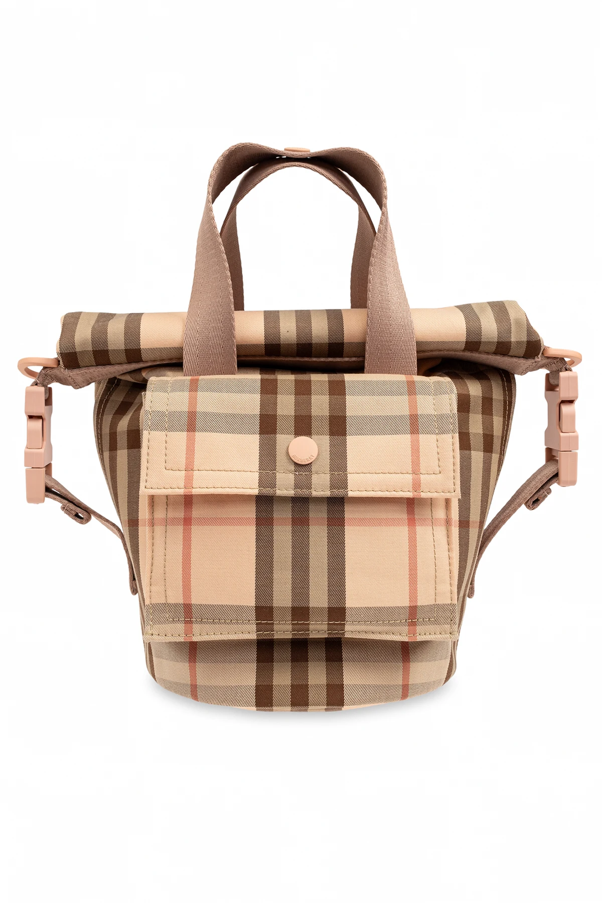 PINK Bag with check pattern