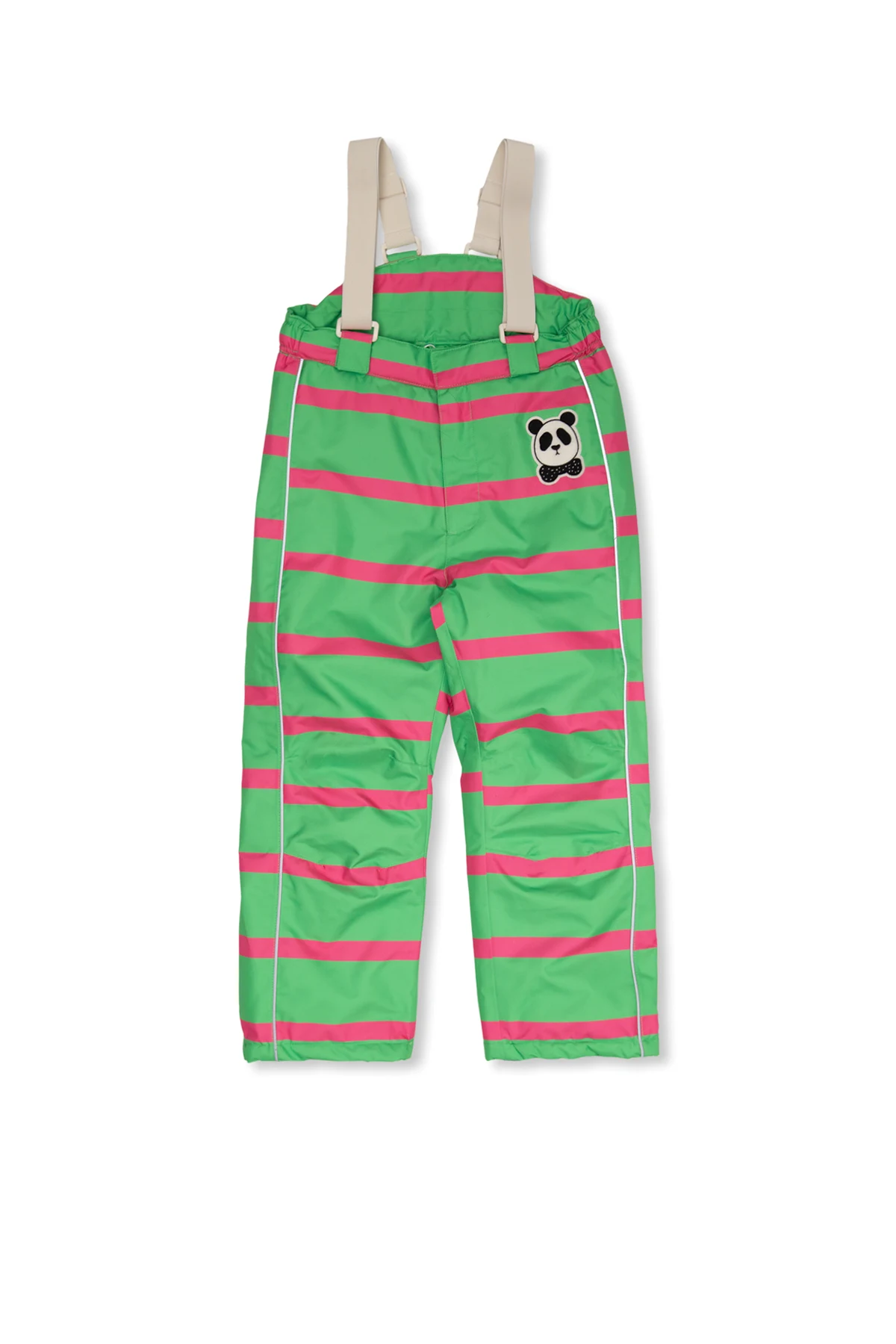 Striped ski trousers