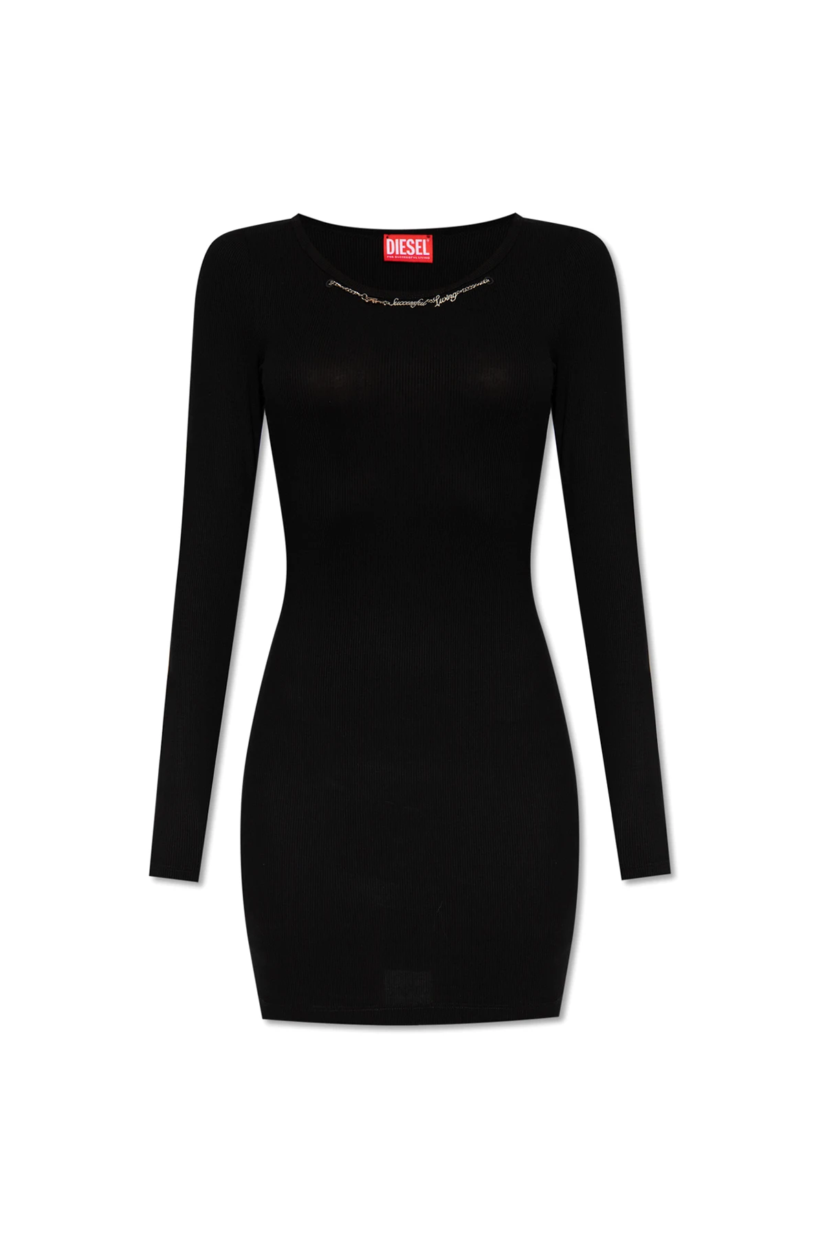 ‘D-MATIC’ ribbed dress