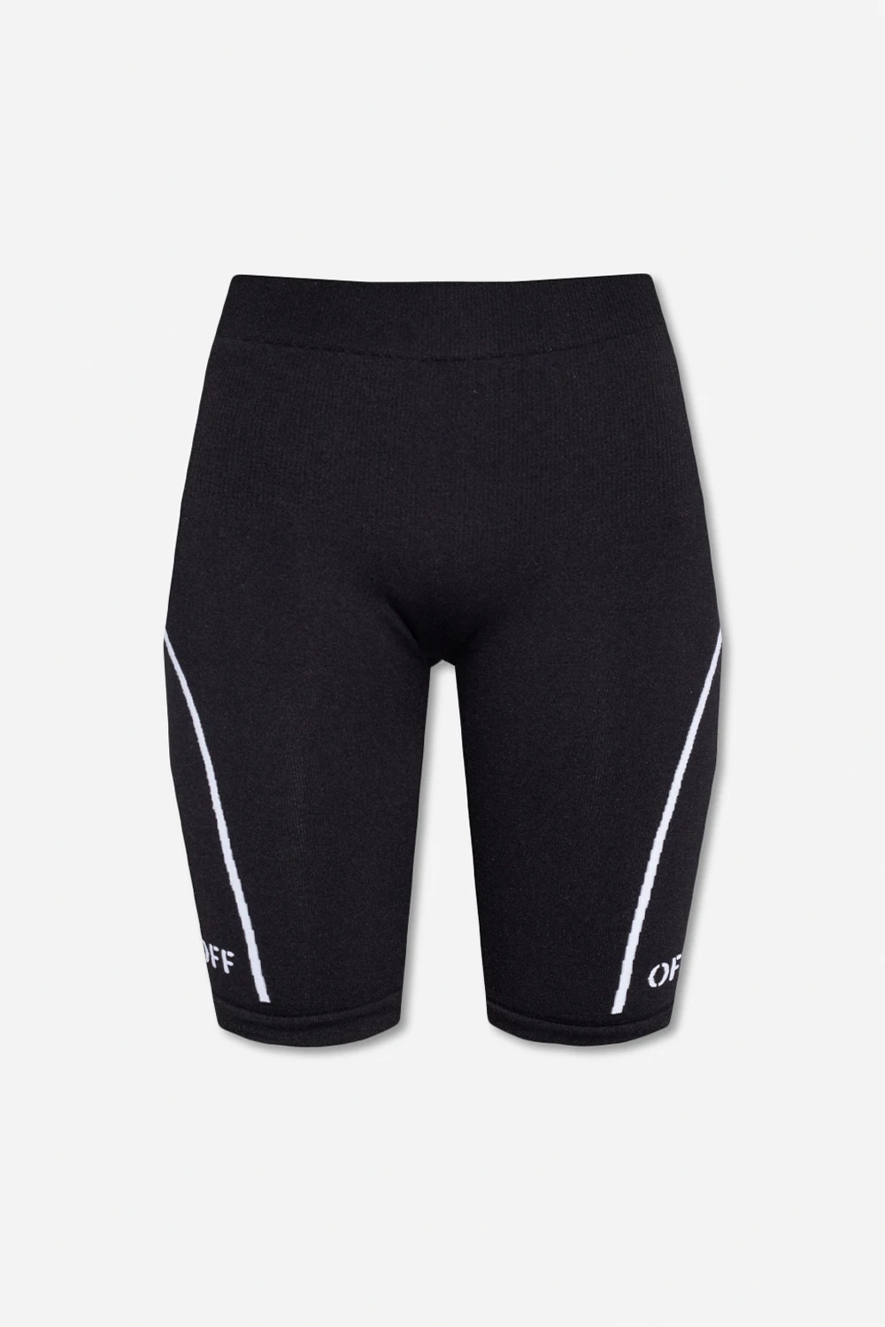 Cropped leggings with logo