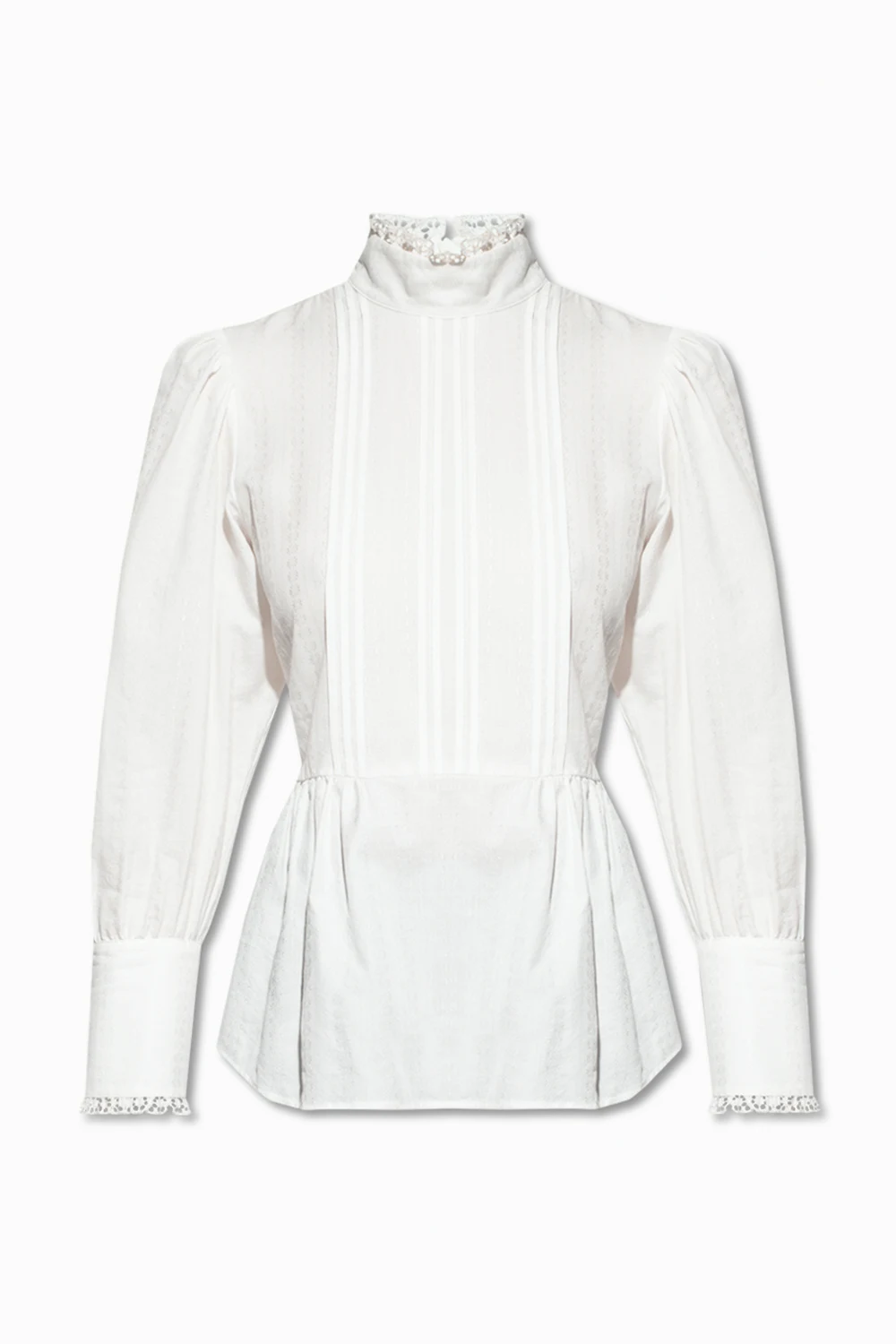 Top with band collar