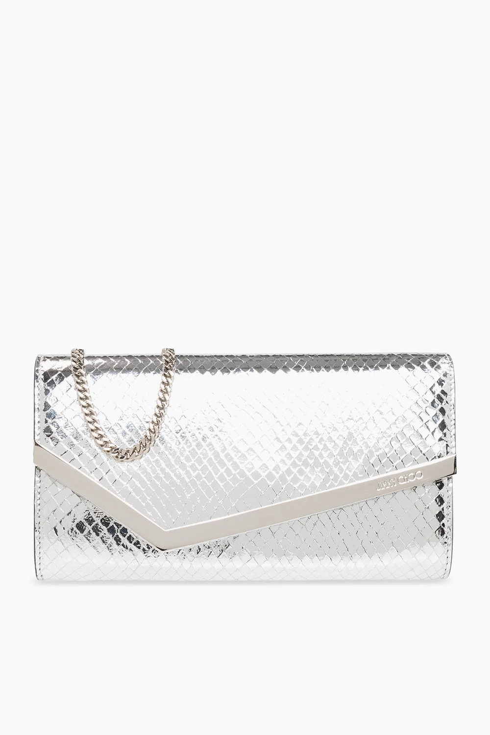‘Emmie’ leather clutch