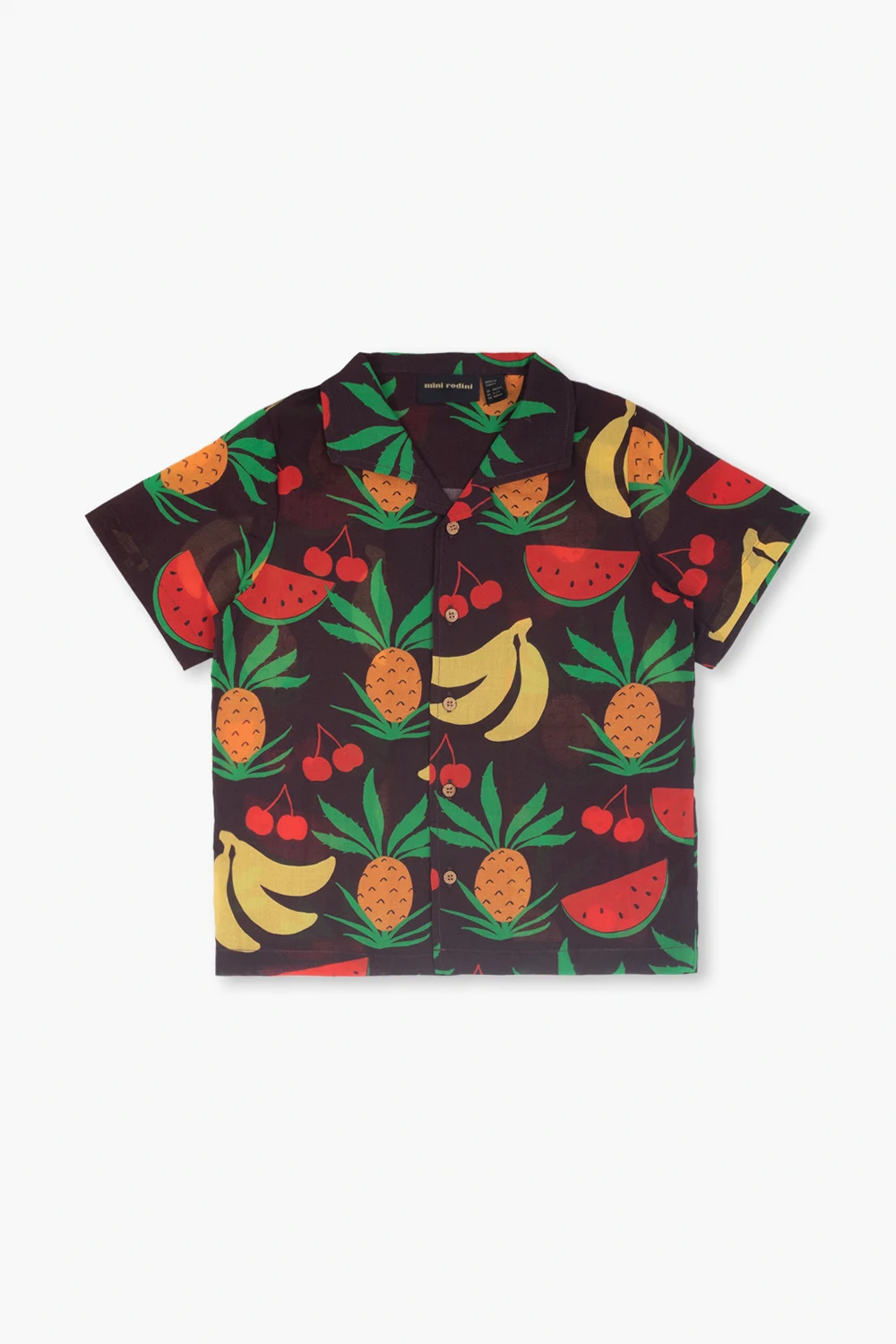 Shirt with motif of fruits