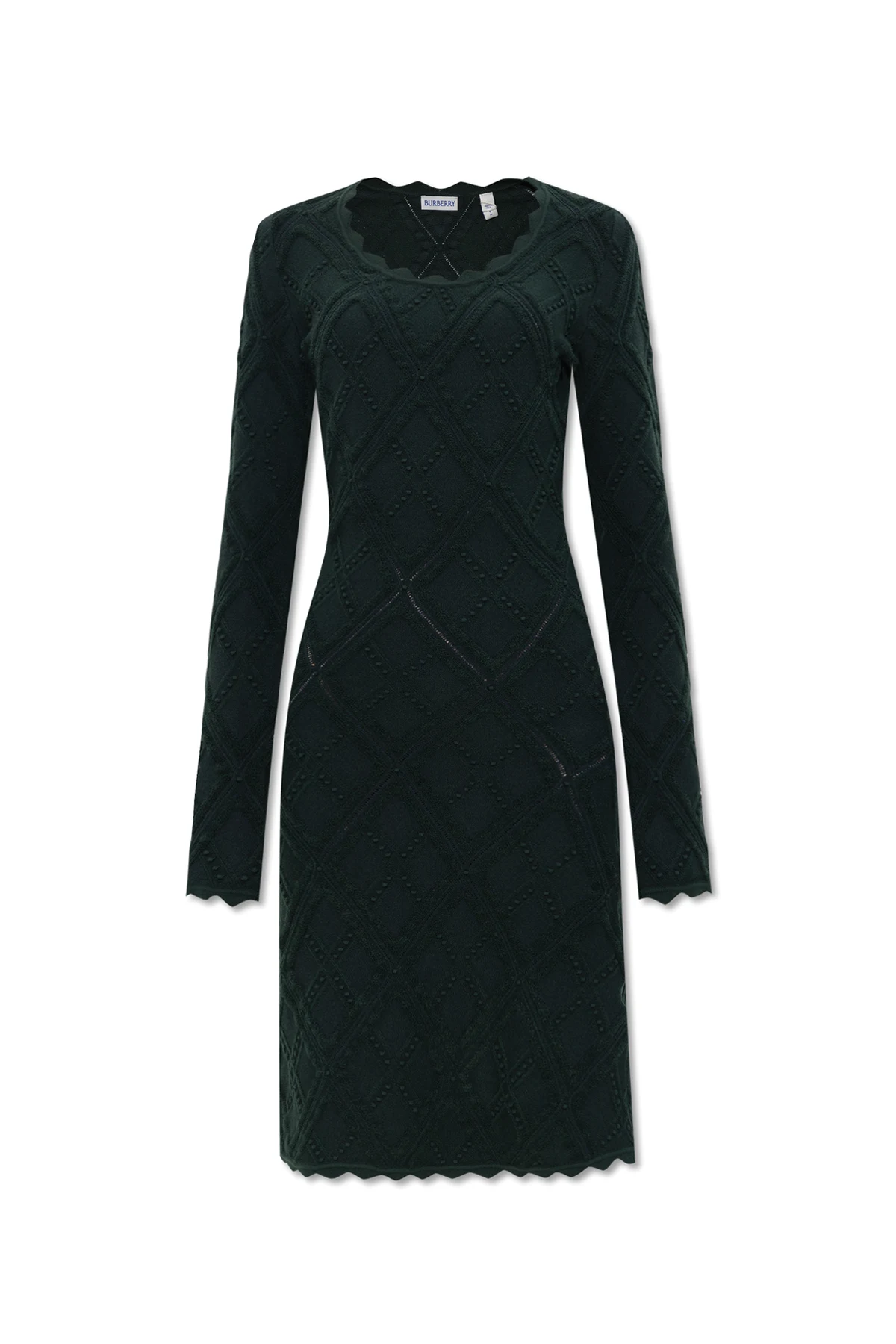 Dress with stitching