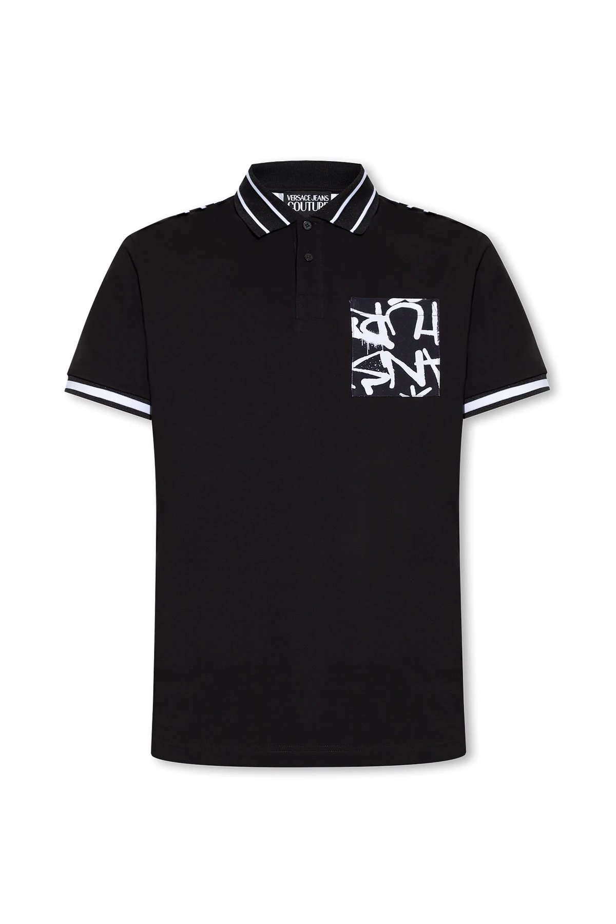 Printed polo shirt