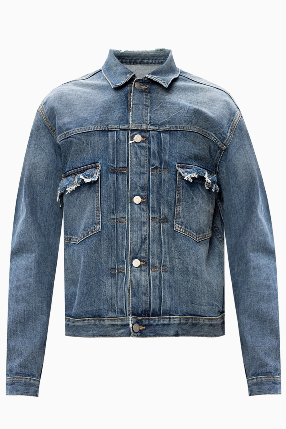 Kurtka z surowym wykończeniem