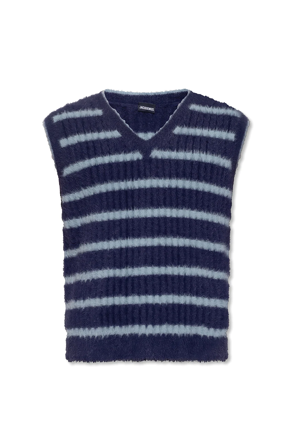 Kamizelka ze wzorem w pasy