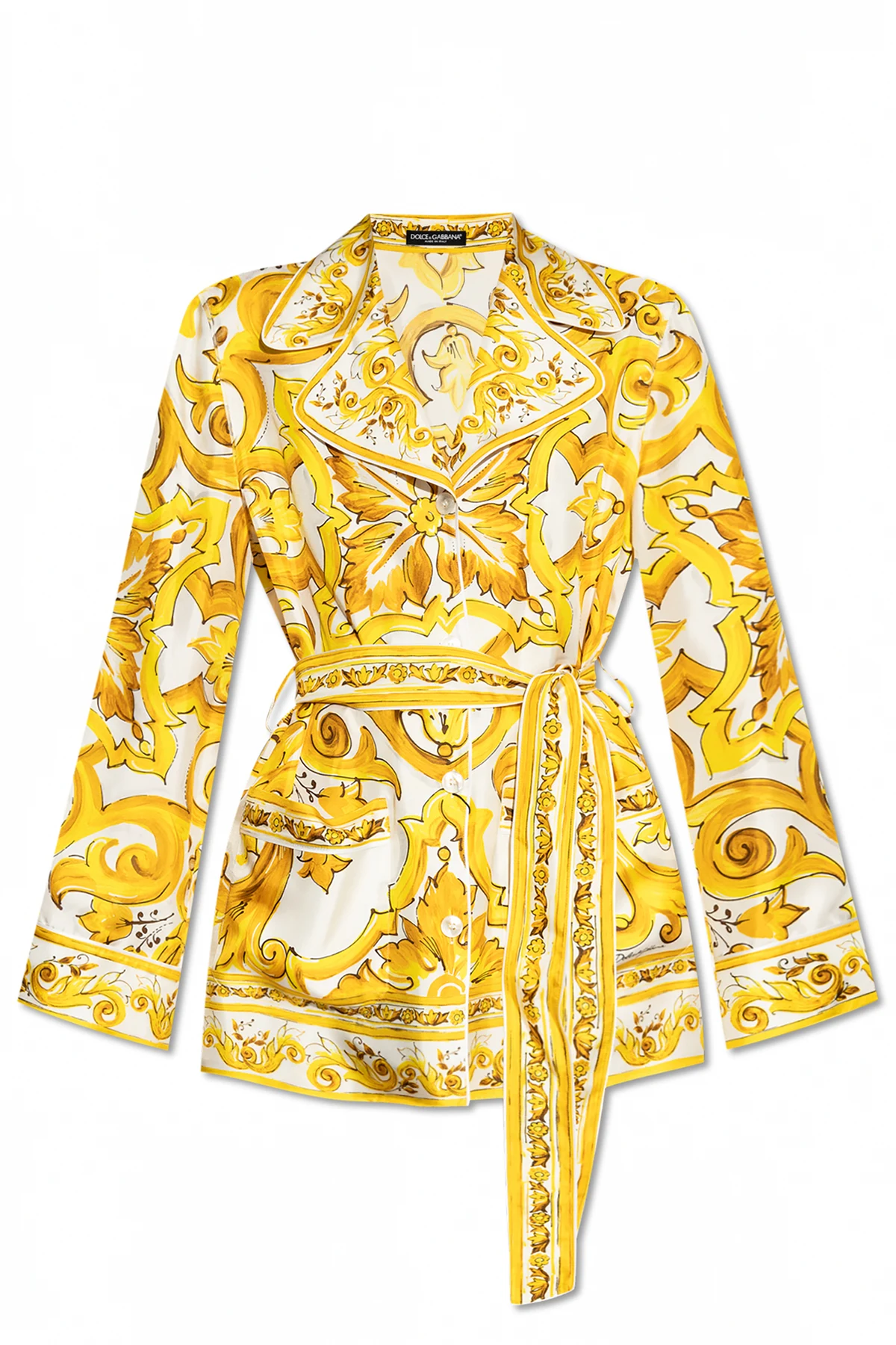 Shirt with 'Majolica' Print